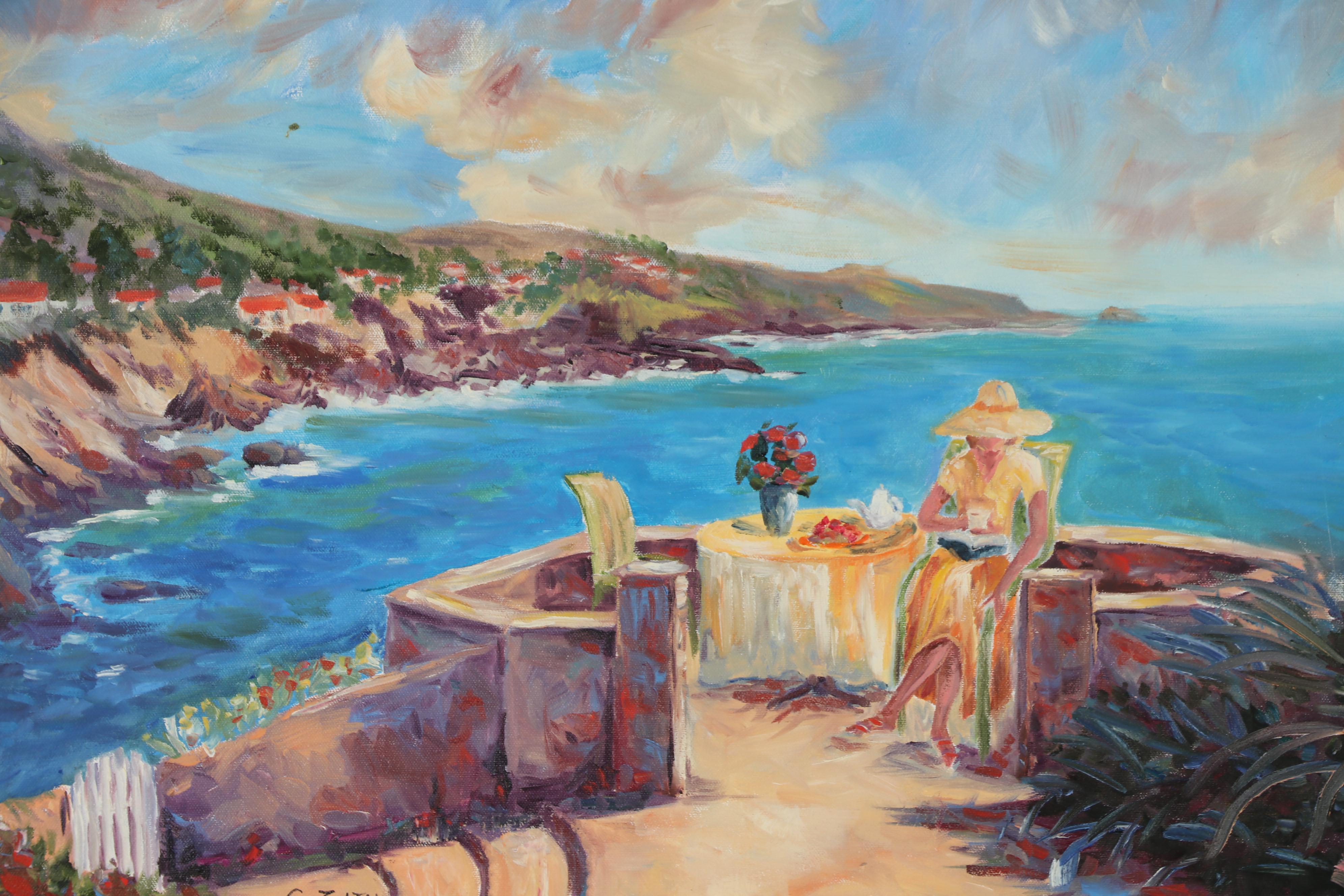 Charles Zoltan 2003 Seascape Oil Painting