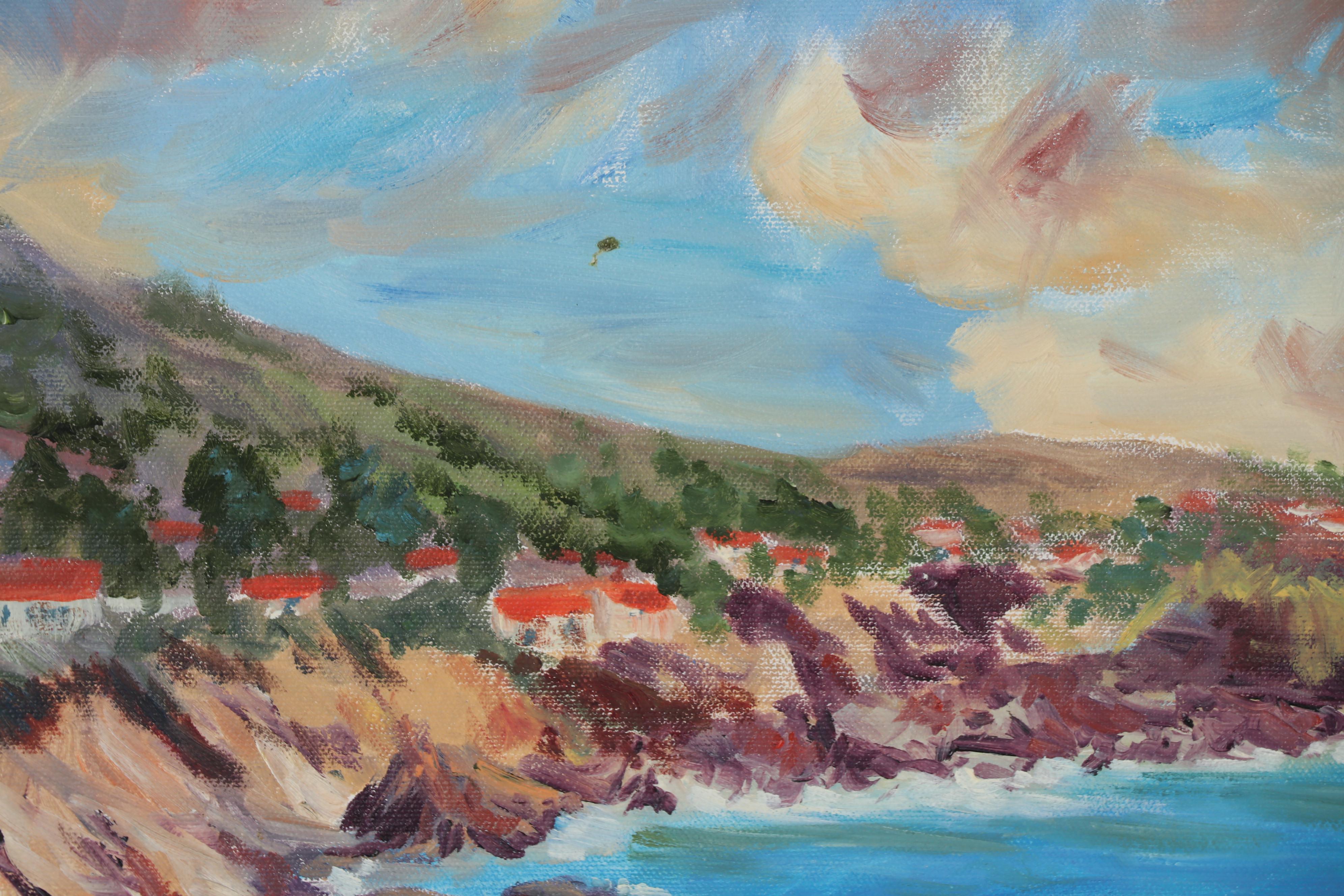 Charles Zoltan 2003 Seascape Oil Painting