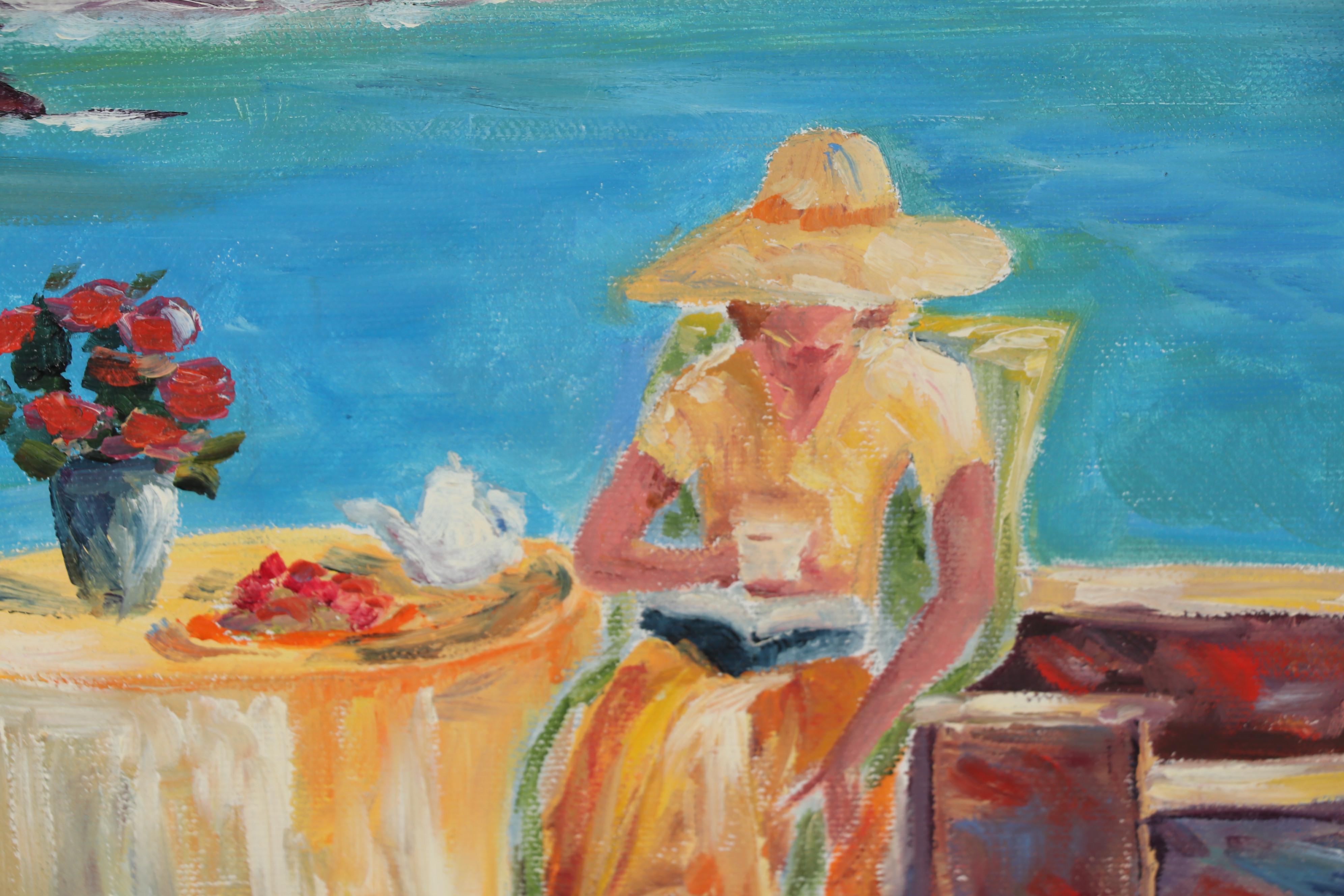 Charles Zoltan 2003 Seascape Oil Painting