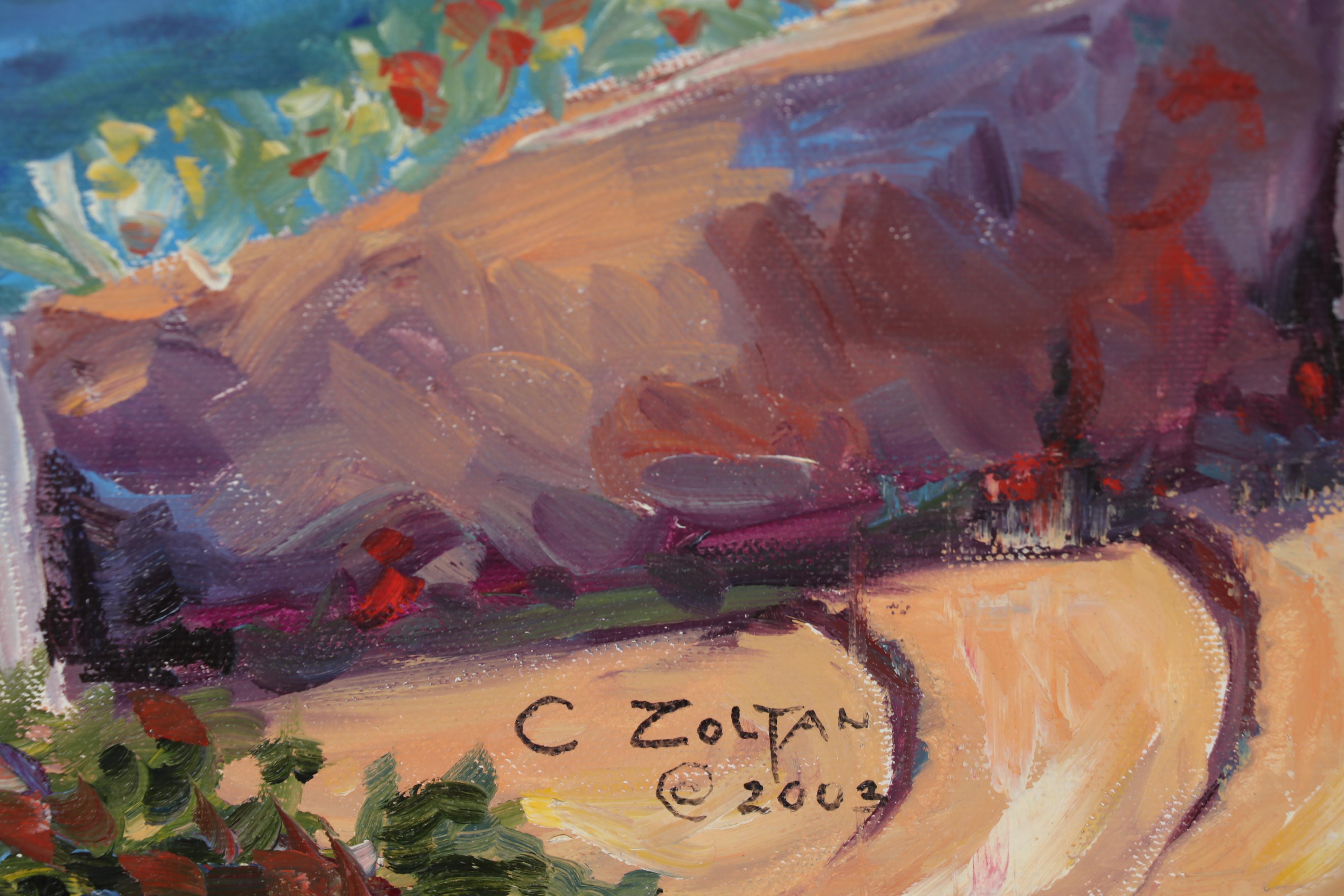 Charles Zoltan 2003 Seascape Oil Painting