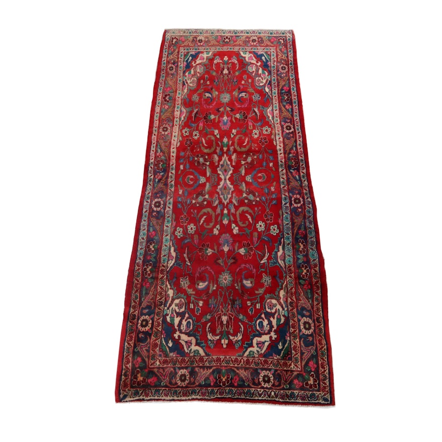 3'7 x 9'6 Hand-Knotted Northwest Persian Wool Long Rug