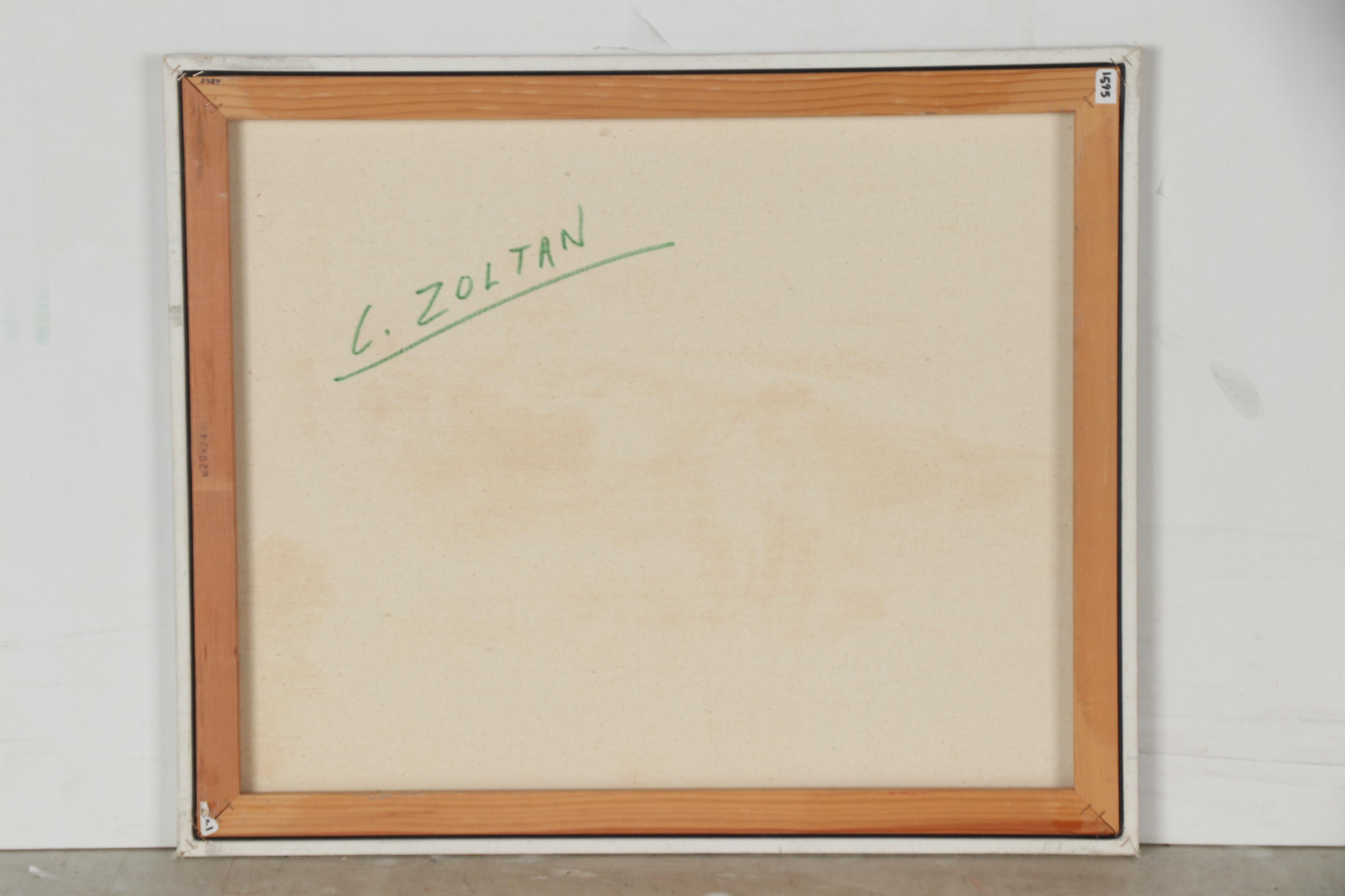 Charles Zoltan Cityscape Oil Painting