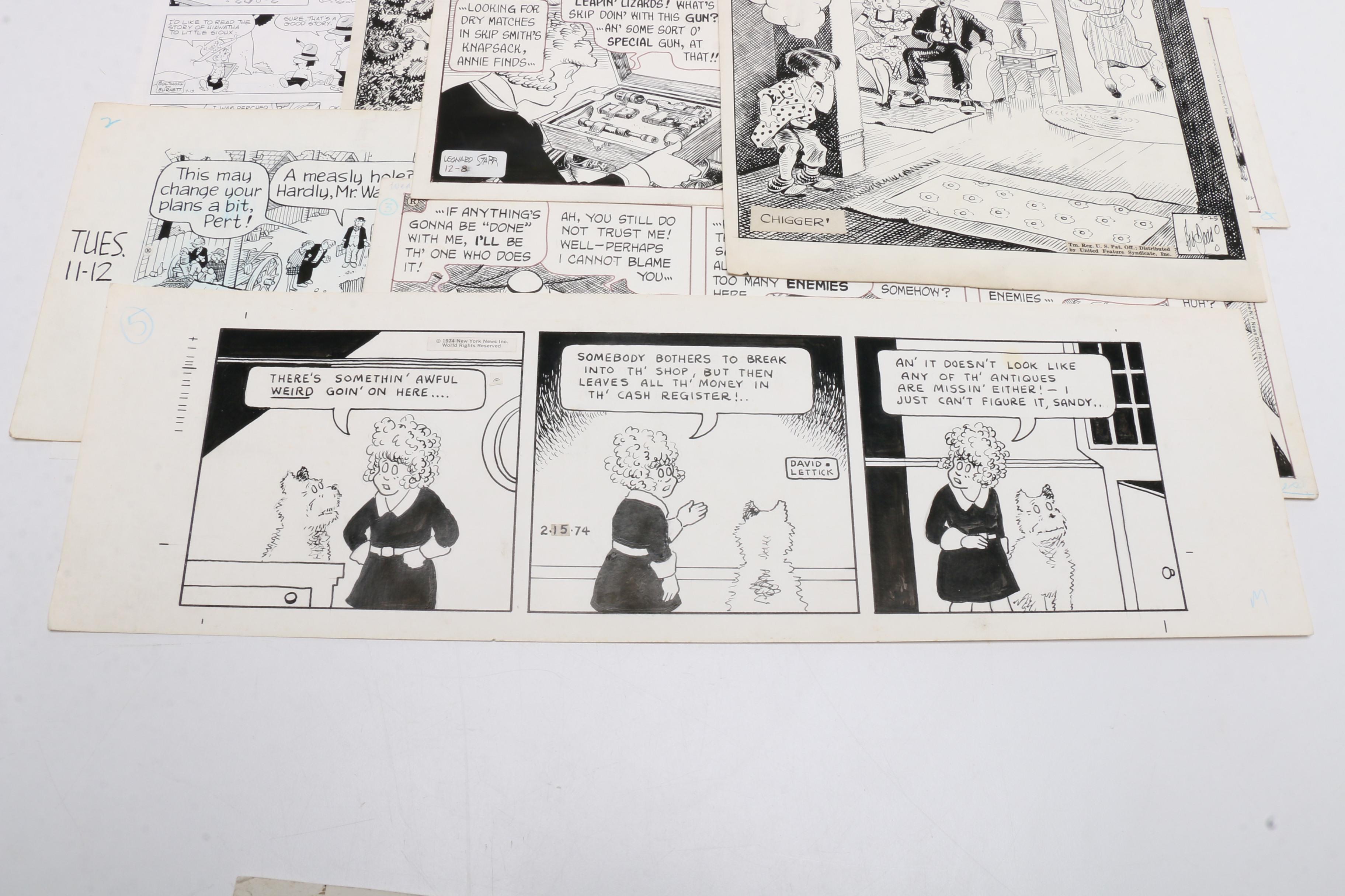 Original Cartoon Art