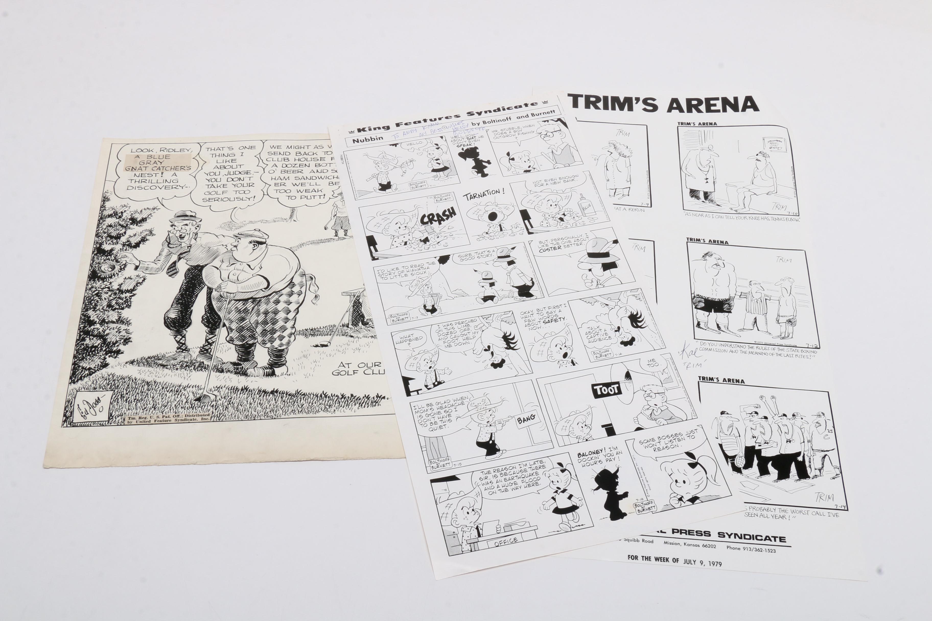 Original Cartoon Art