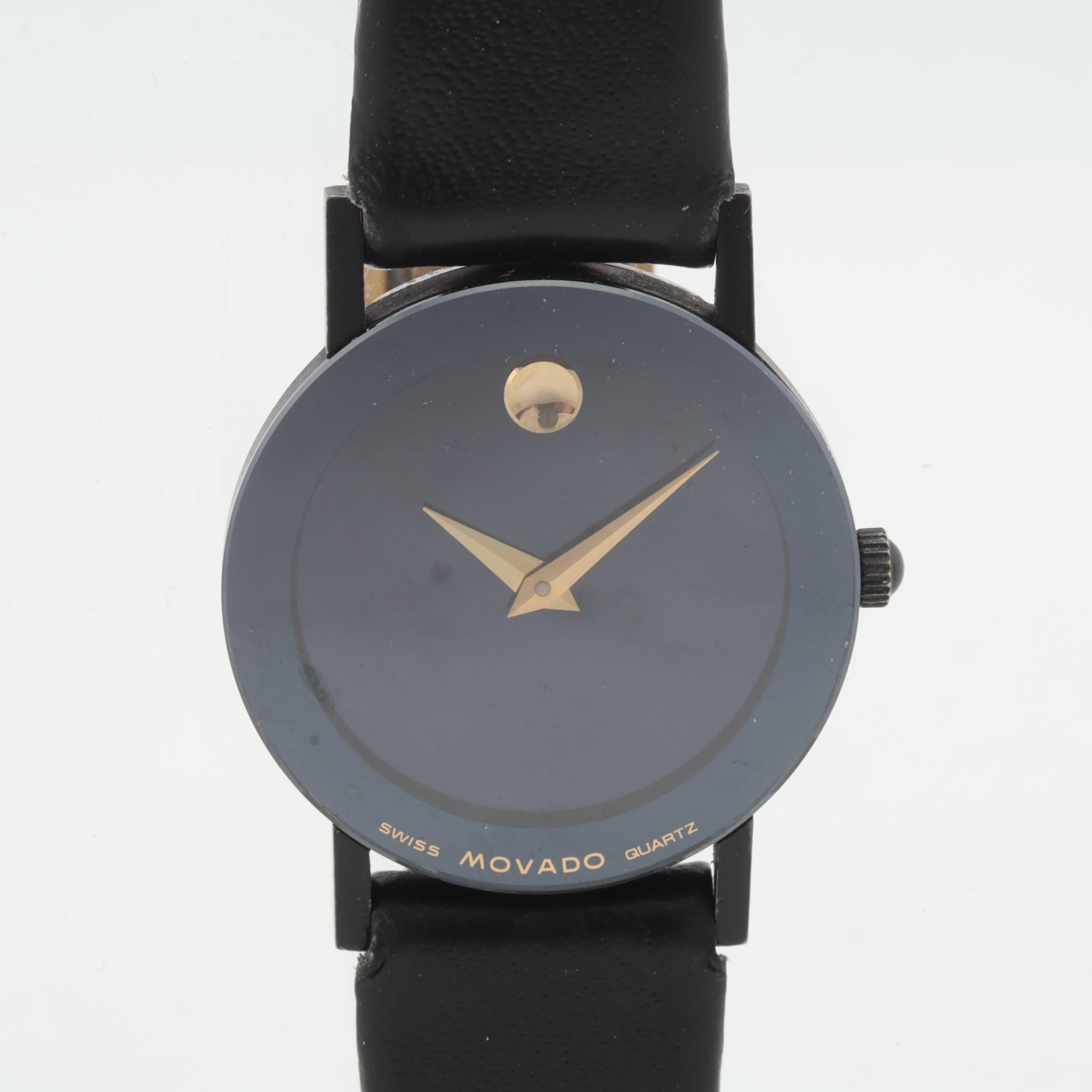 Movado Museum Black Dial Watch