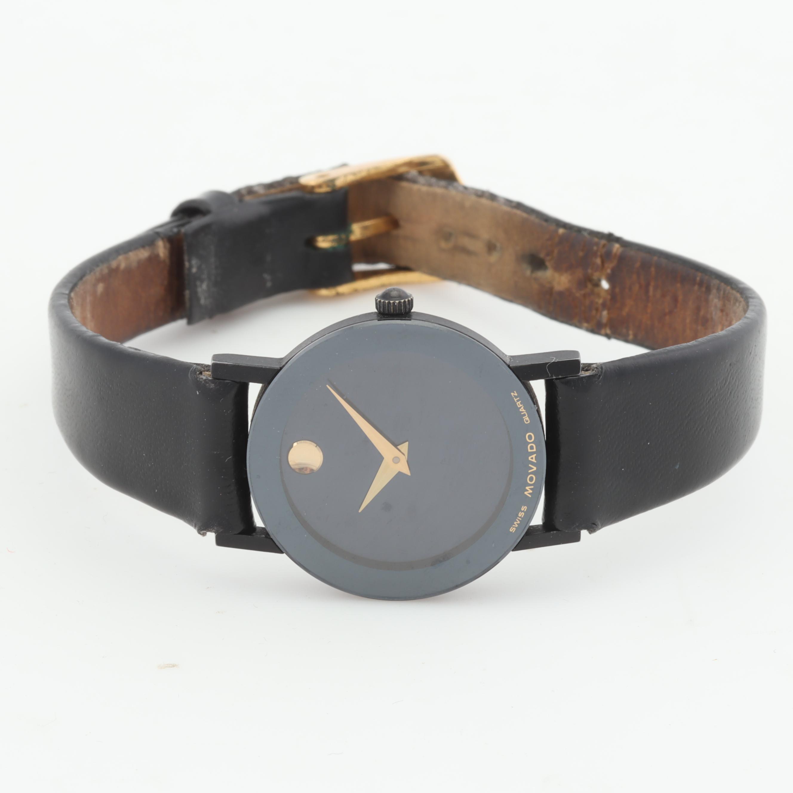 Movado Museum Black Dial Watch