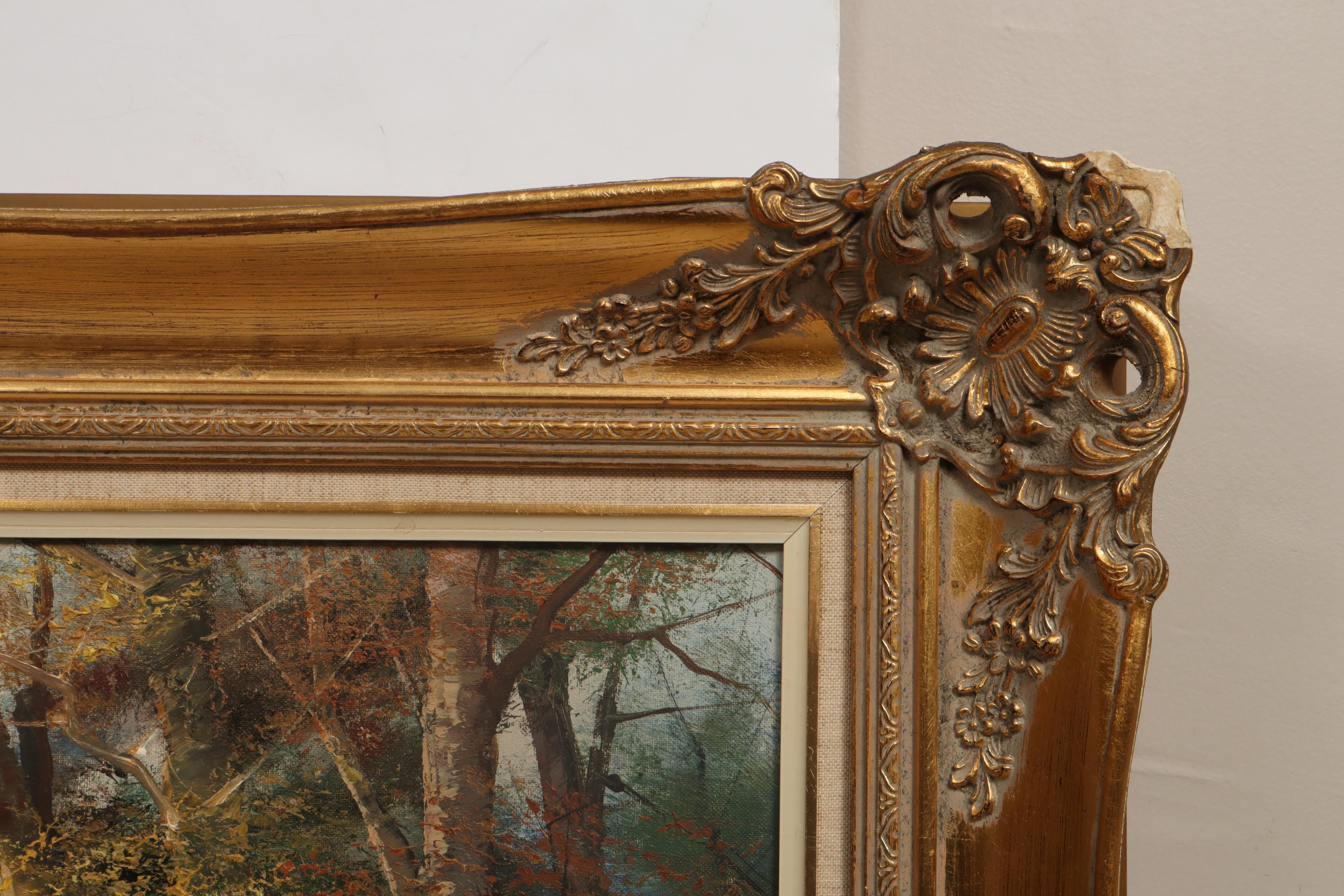 Joseph Karlsbader Rural Landscape Oil Painting