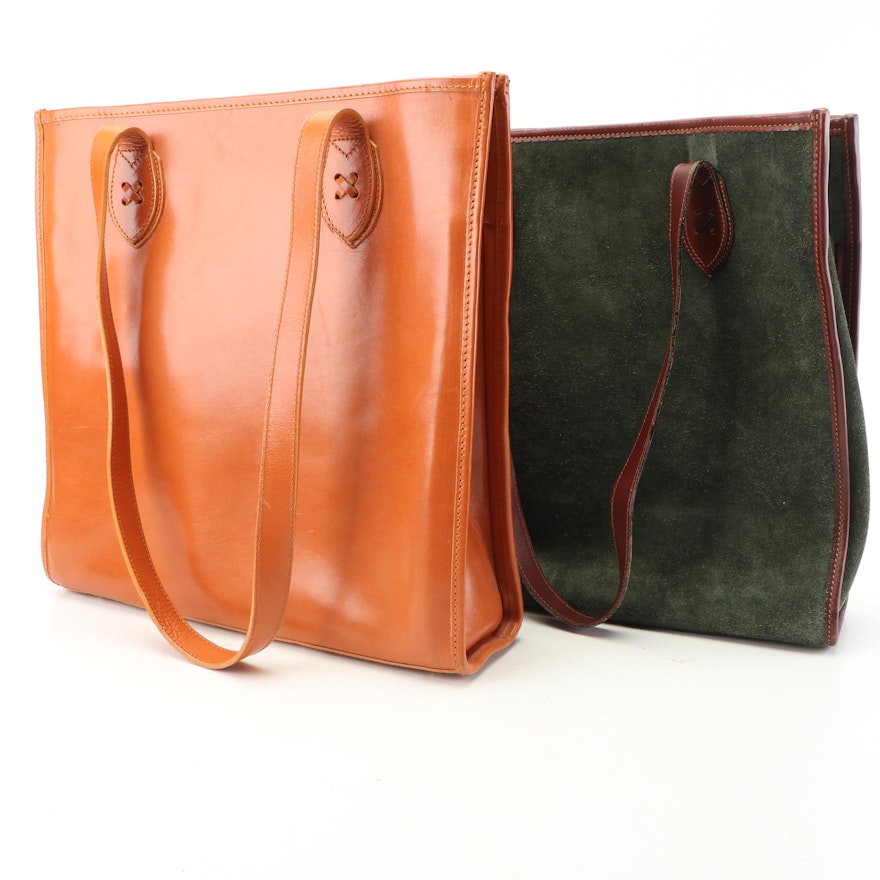 Angel Serrano and Other Leather and Suede Totes and Planners