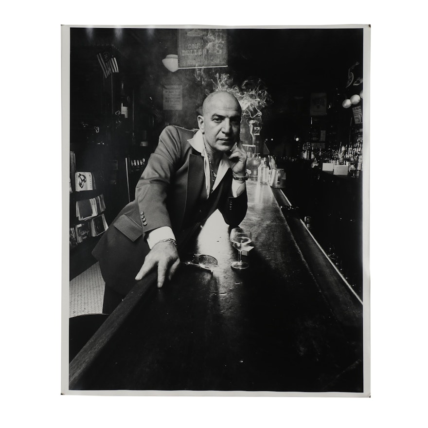 Carl Fischer Silver Gelatin Print "Telly Savalas, New York. 1976"