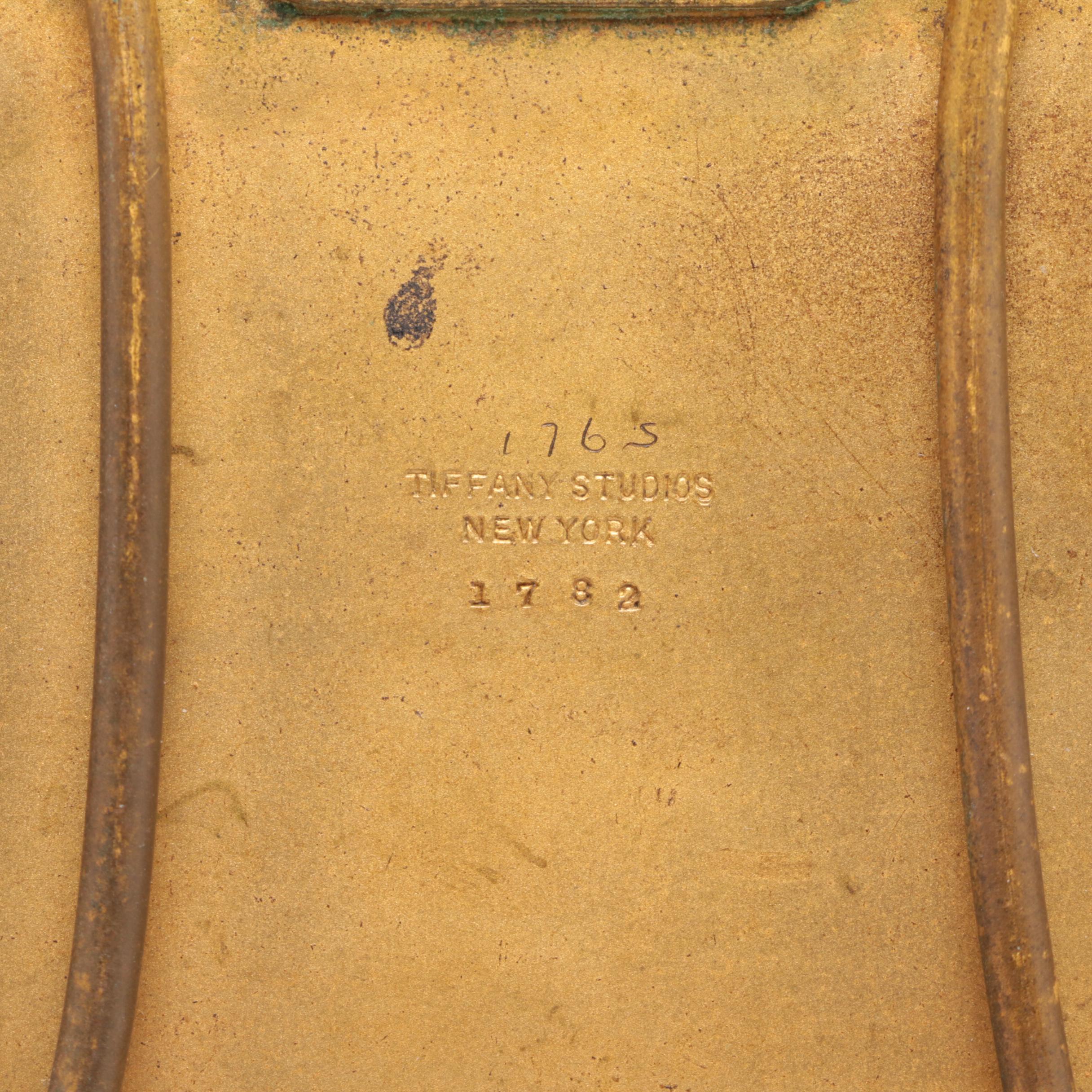 Tiffany Studios Gilt Bronze Calendar Frame, Early 20th C