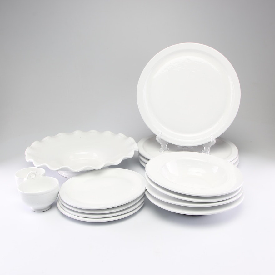 Portuguese Cevalfer Earthenware Dinnerware