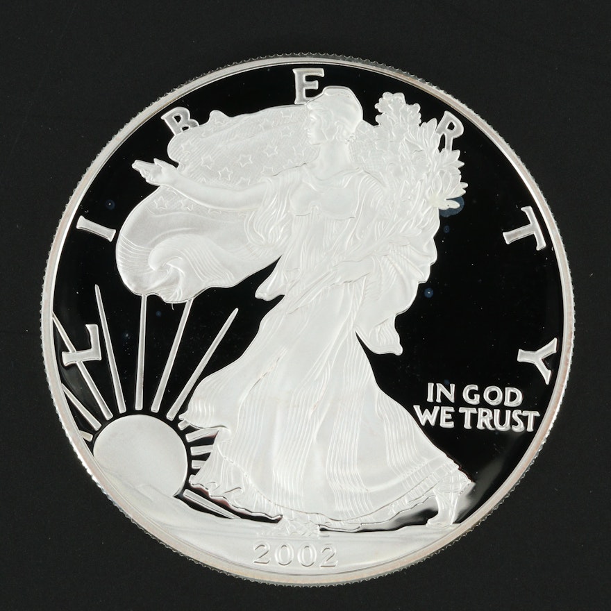 2002-W One Dollar Silver Eagle Proof Coin
