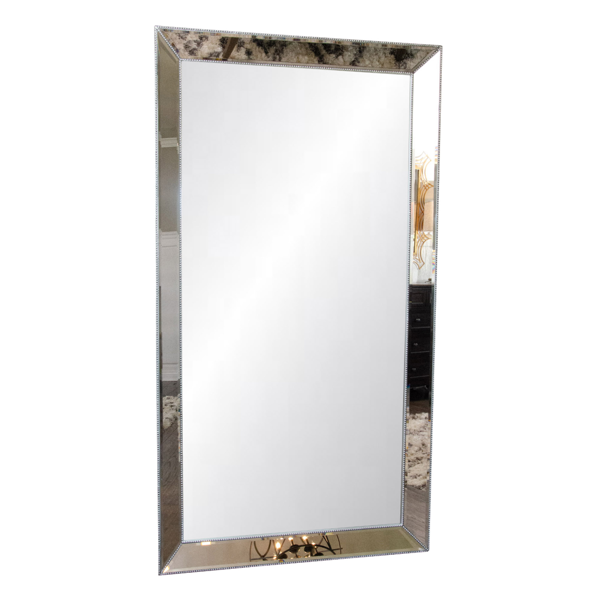 Beveled Glass Full-Length Mirror