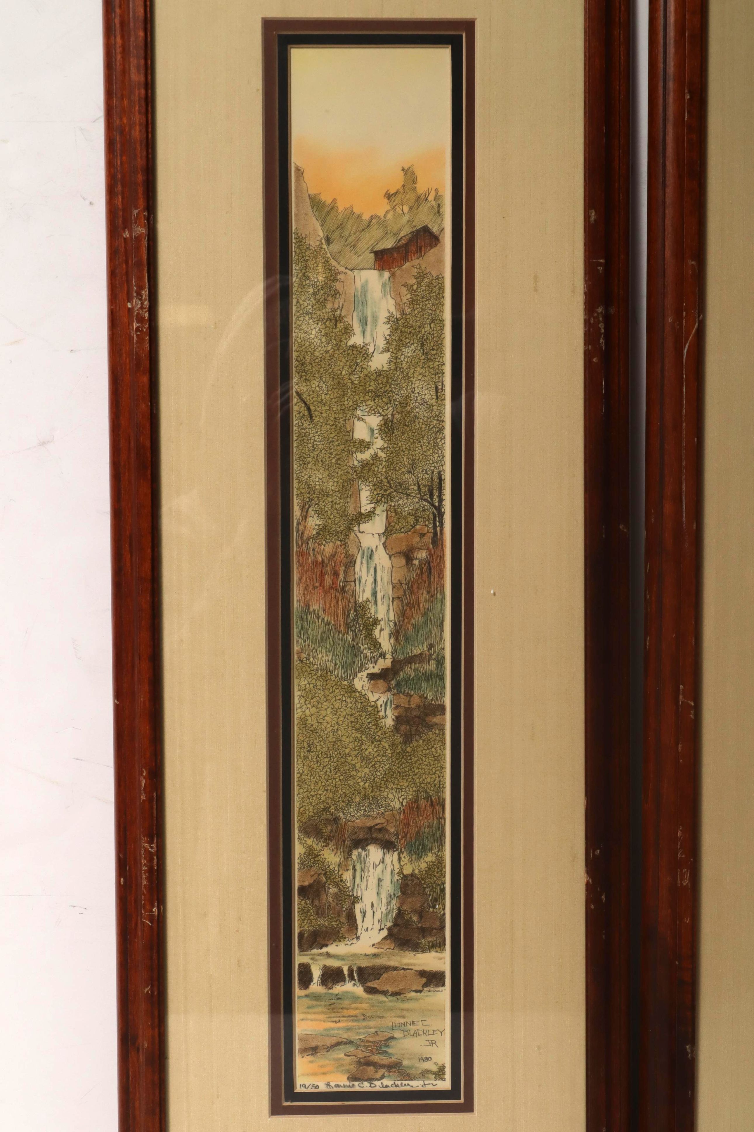 Lonnie C. Blackley Jr. Hand-Colored Lithographs