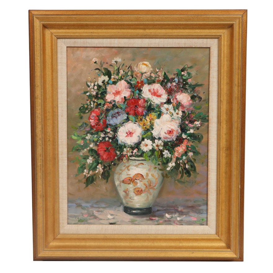 Floral Still Life Oil Painting