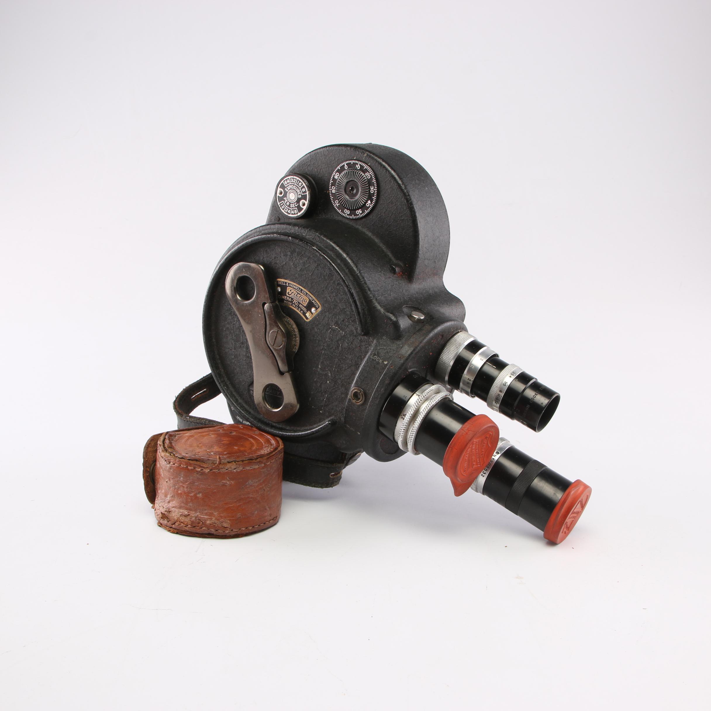 Bell & Howell Filmo 70 Motion Picture Camera with Case