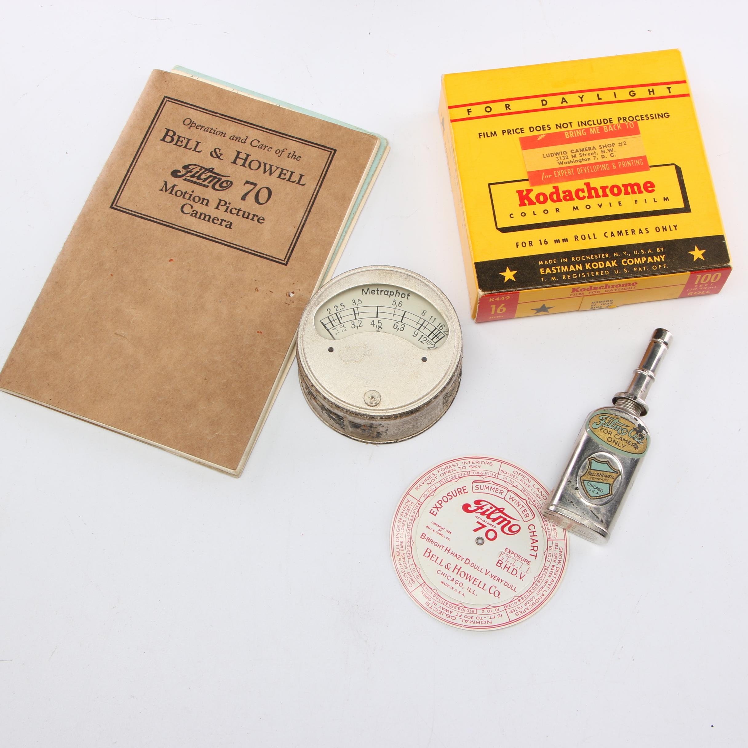 Bell & Howell Filmo 70 Motion Picture Camera with Case