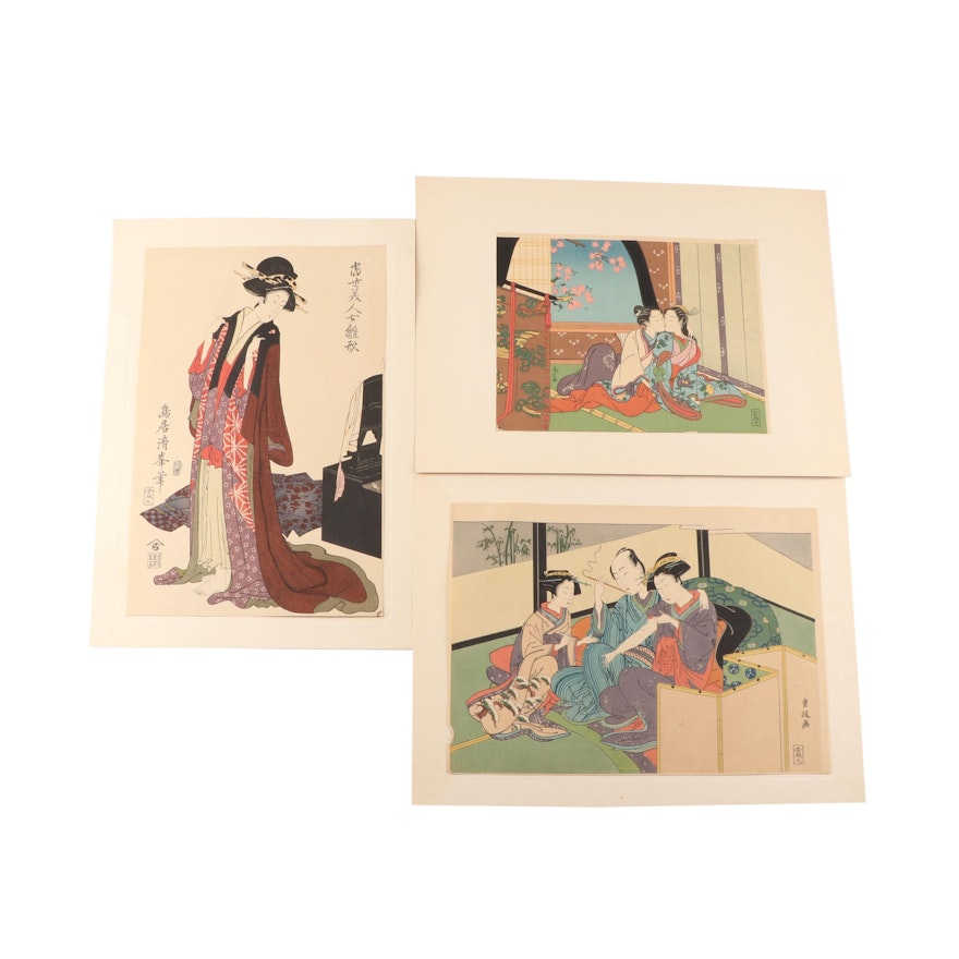Japanese Woodblock Prints After Various Artists