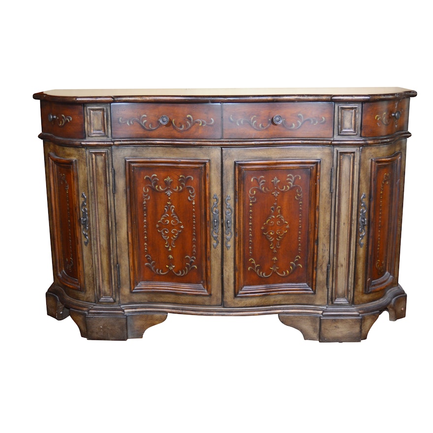 Hooker Furniture Venetian Style Paint-Decorated Wooden Side Cabinet, Late 20th C