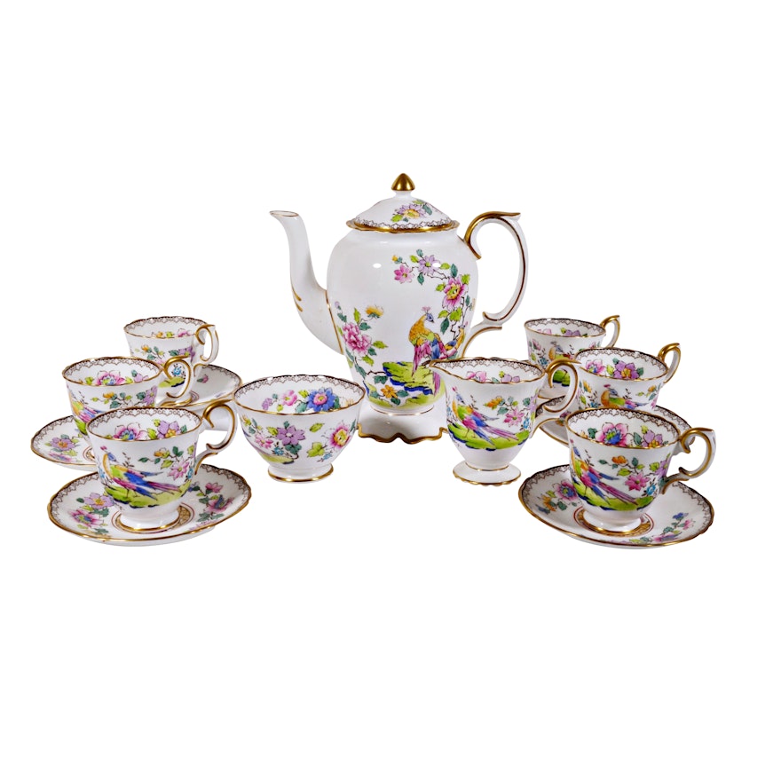 Crown Staffordshire Porcelain Tea Set