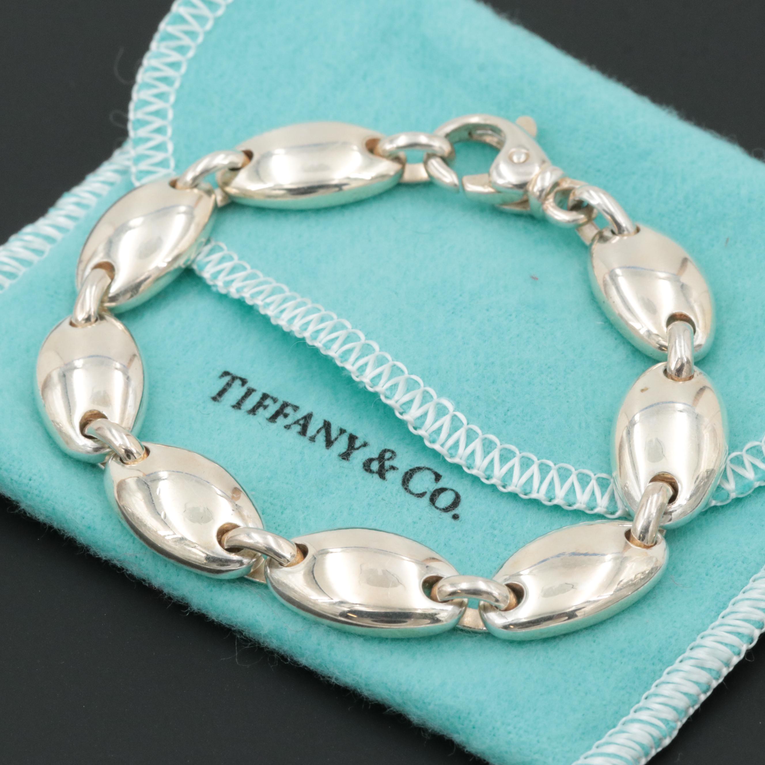 Tiffany & Co. Sterling Silver Bracelet with Pouch
