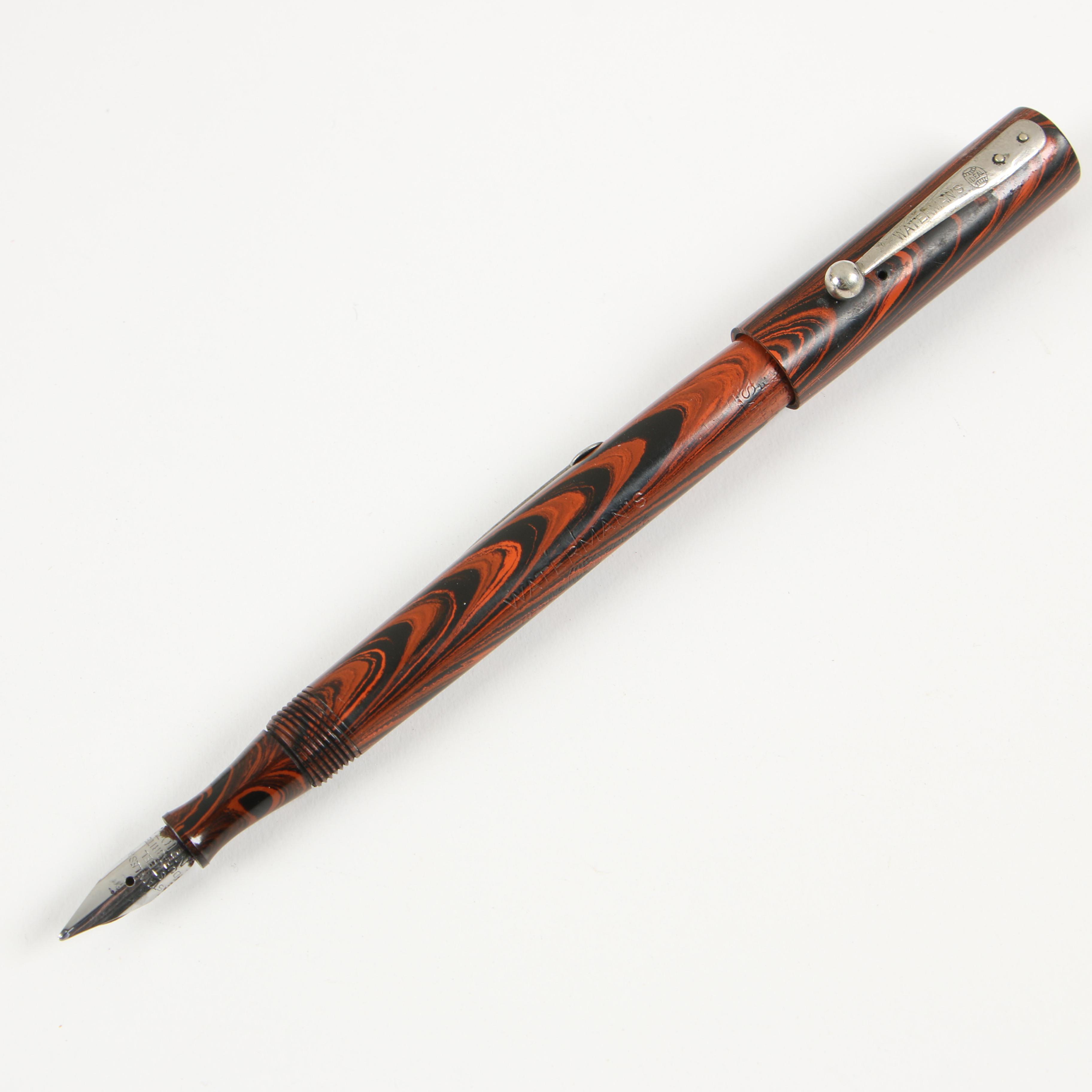 Sheaffer Snorkel Fountain Pen with 14K Gold Nib and Waterman Ideal Fountain Pen