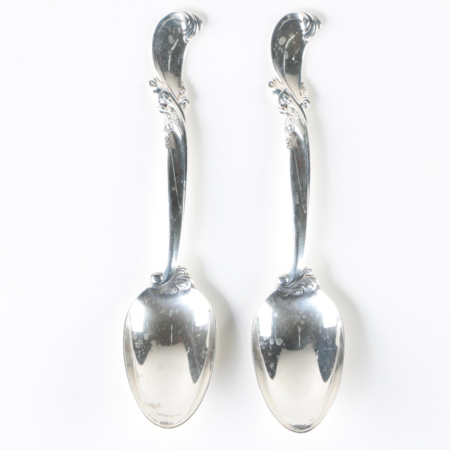 Wallace "Waltz of Spring" Sterling Silver Serving Spoons