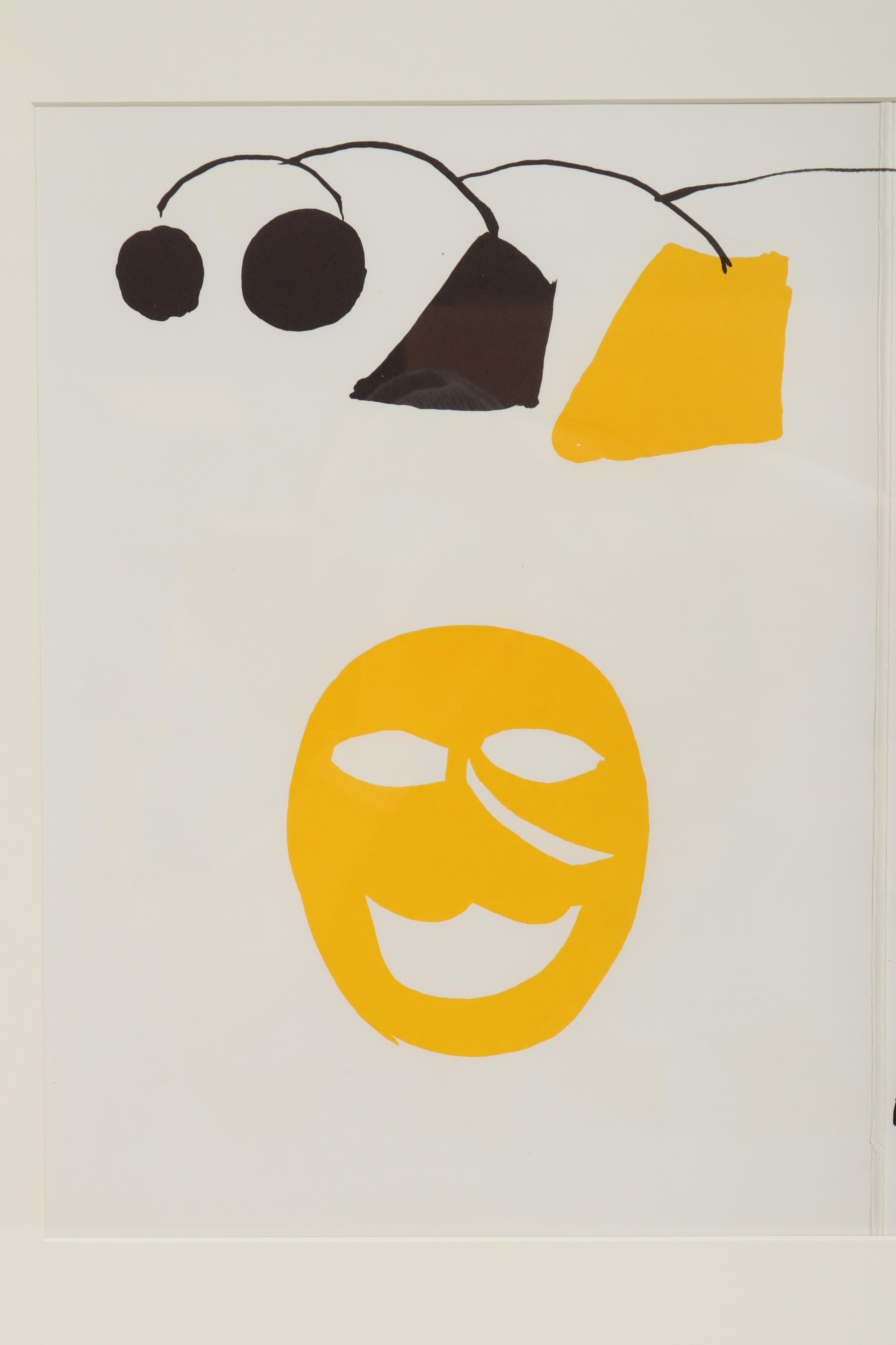 Alexander Calder Color Lithograph Cover for "Derrière le Miroir"