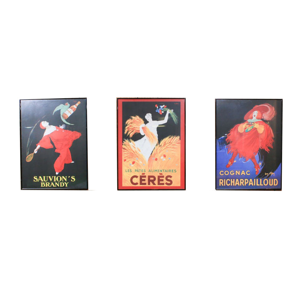 Offset Lithograph Advertisement Posters