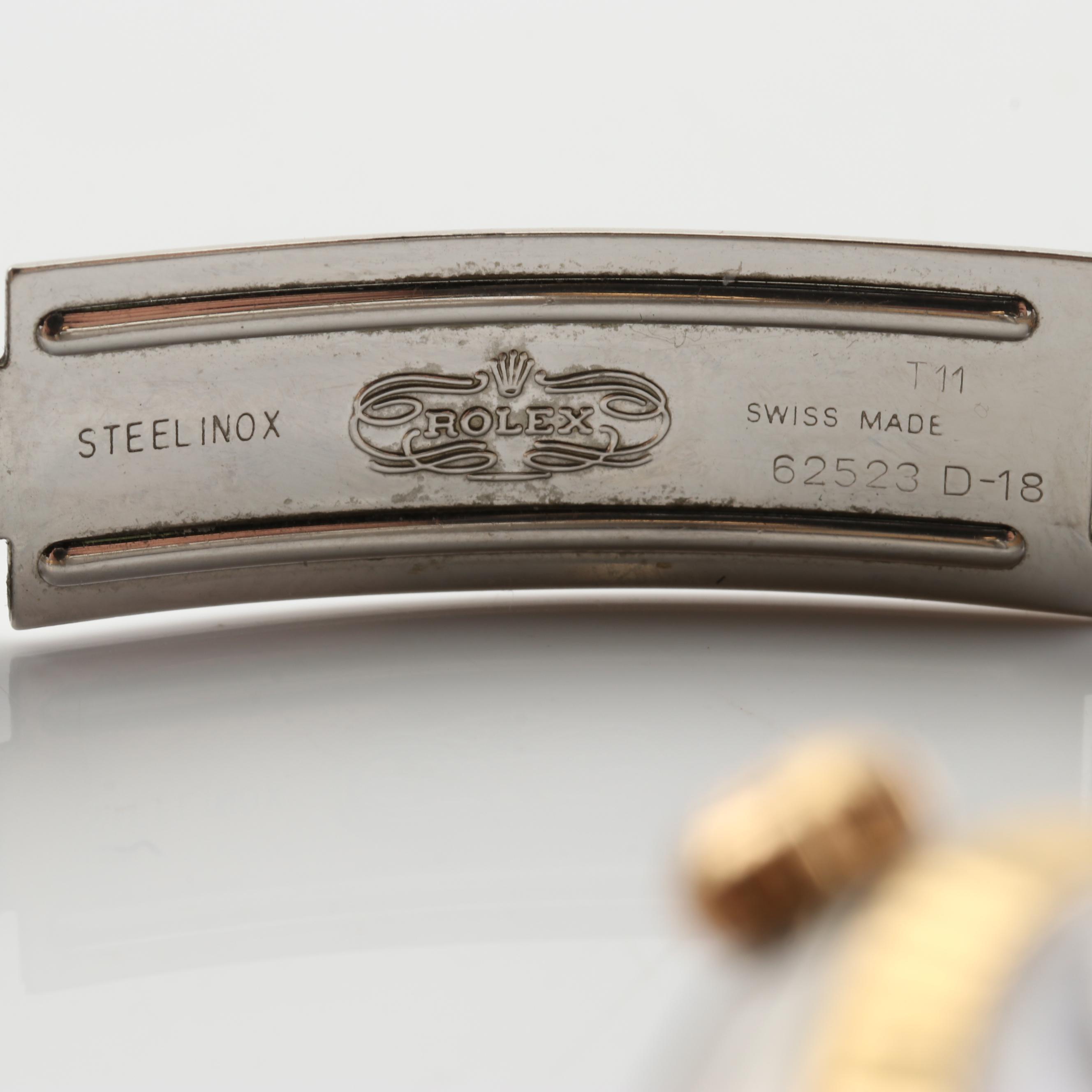 Rolex Datejust 18K Gold and Stainless Steel Automatic Watch, 1994