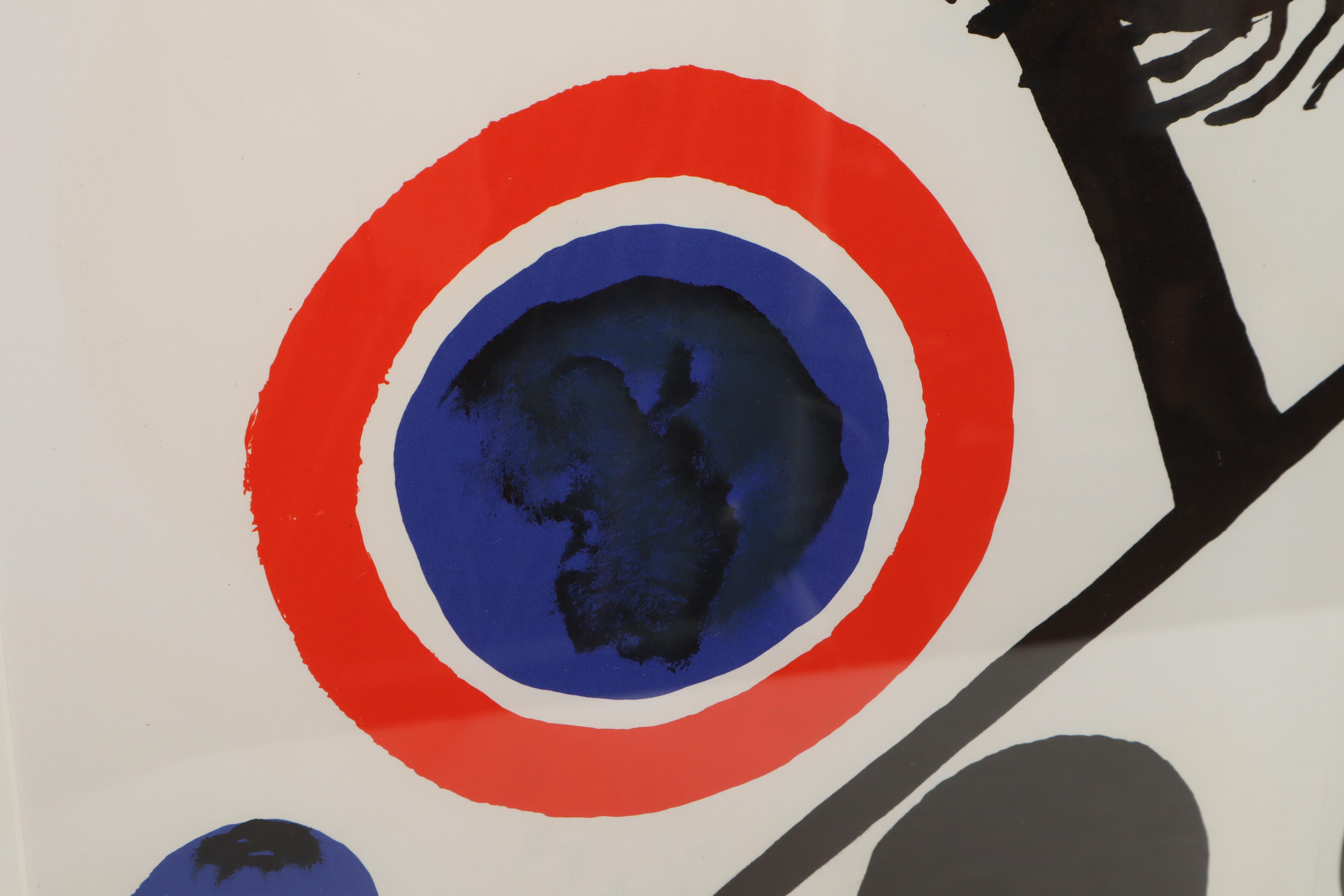 Alexander Calder Double-Page Color Lithograph for "Derrière le Miroir"