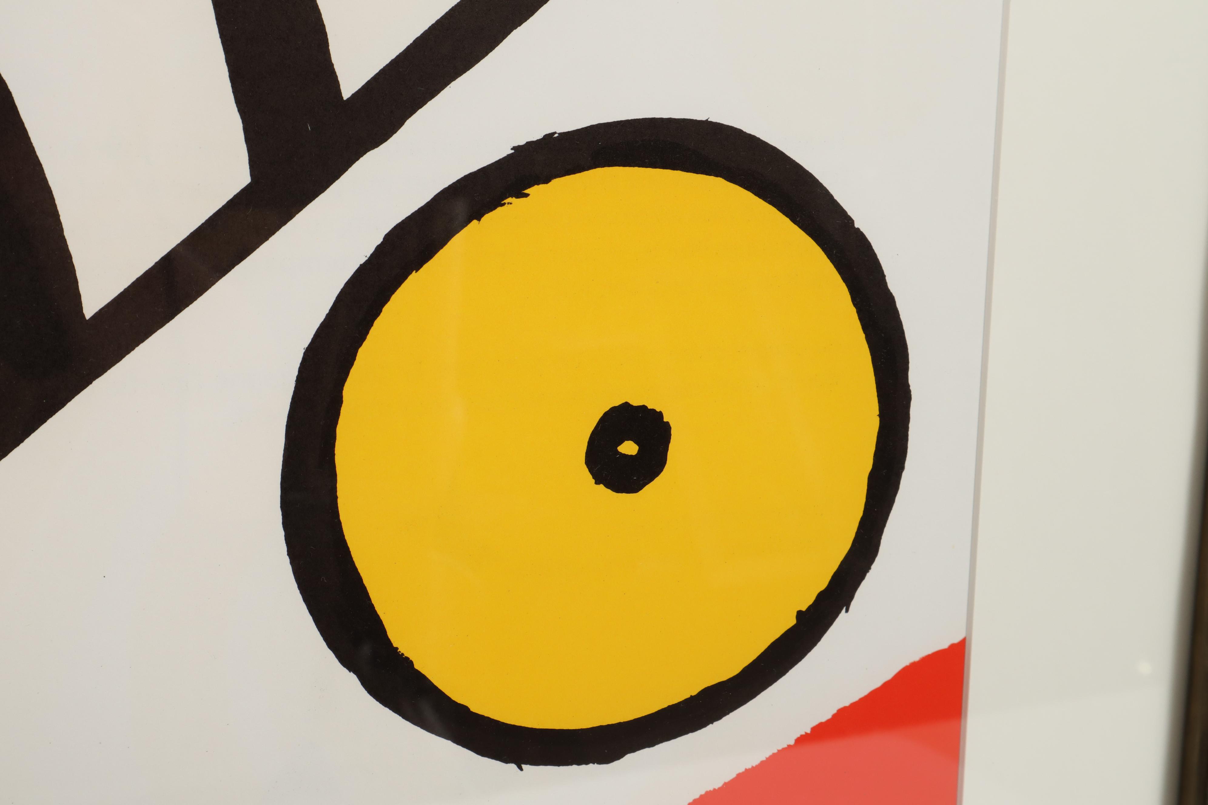 Alexander Calder Double-Page Color Lithograph for "Derrière le Miroir"