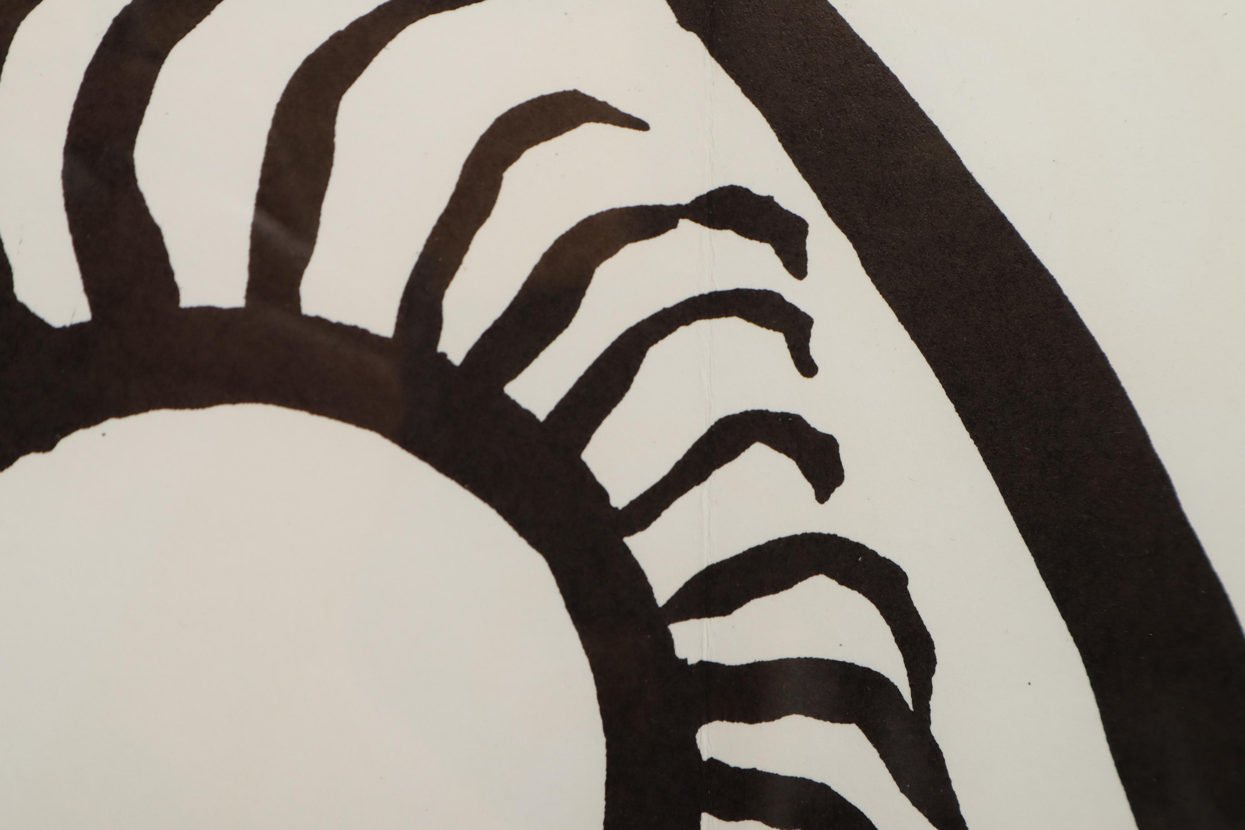 Alexander Calder Double-Page Color Lithograph for "Derrière le Miroir"