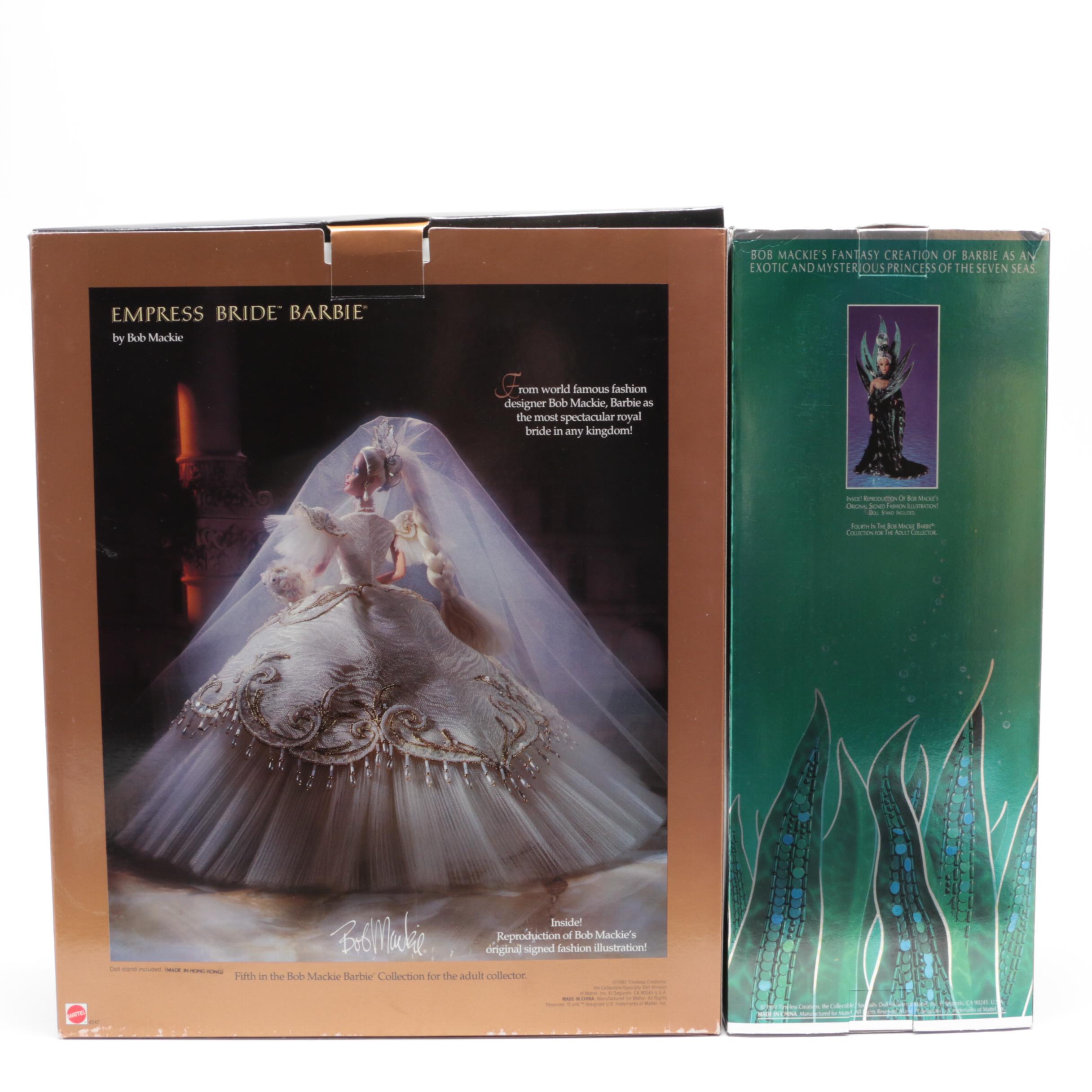 Barbie by Bob Mackie "Empress Bride" and "Neptune Fantasy" Dolls