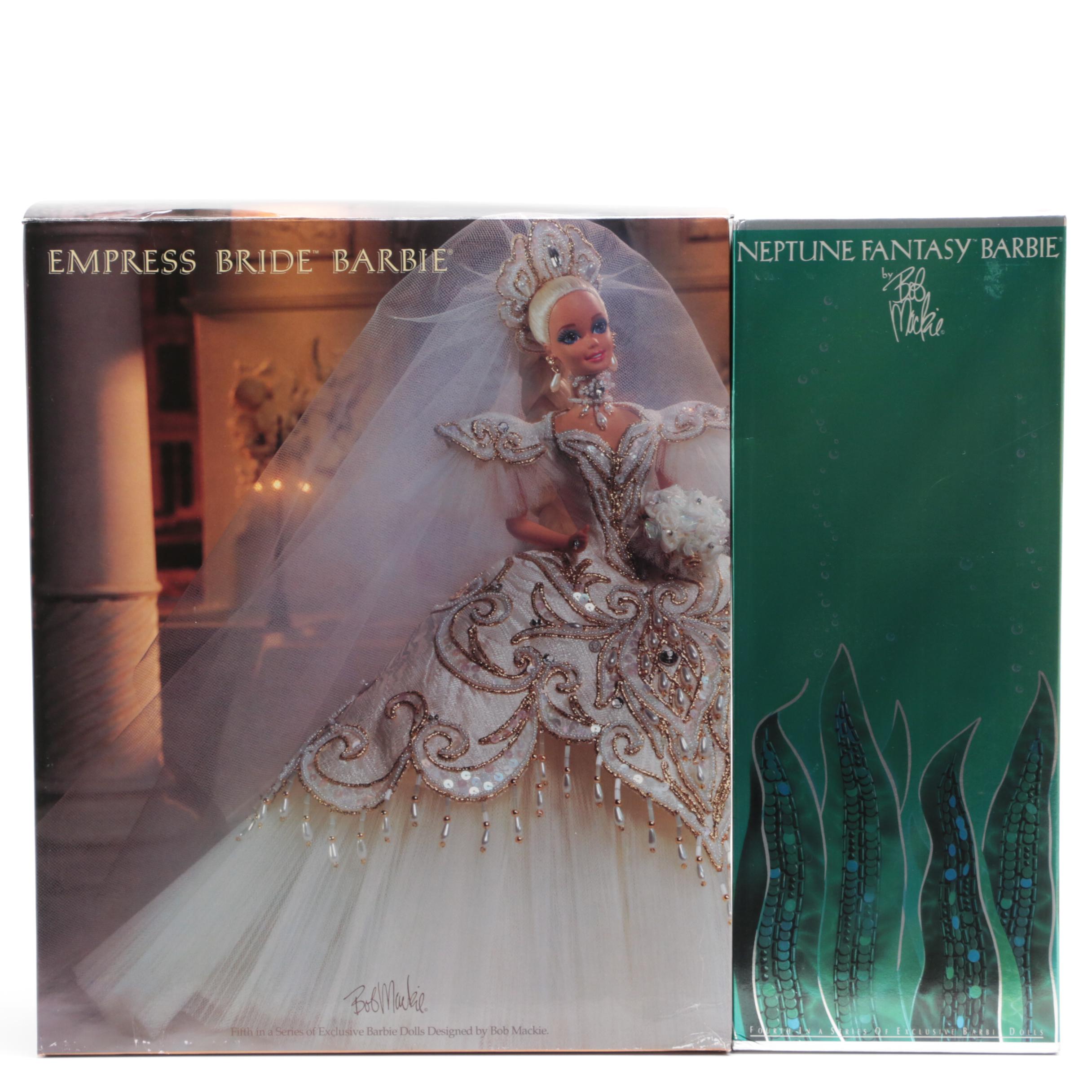 Barbie by Bob Mackie "Empress Bride" and "Neptune Fantasy" Dolls