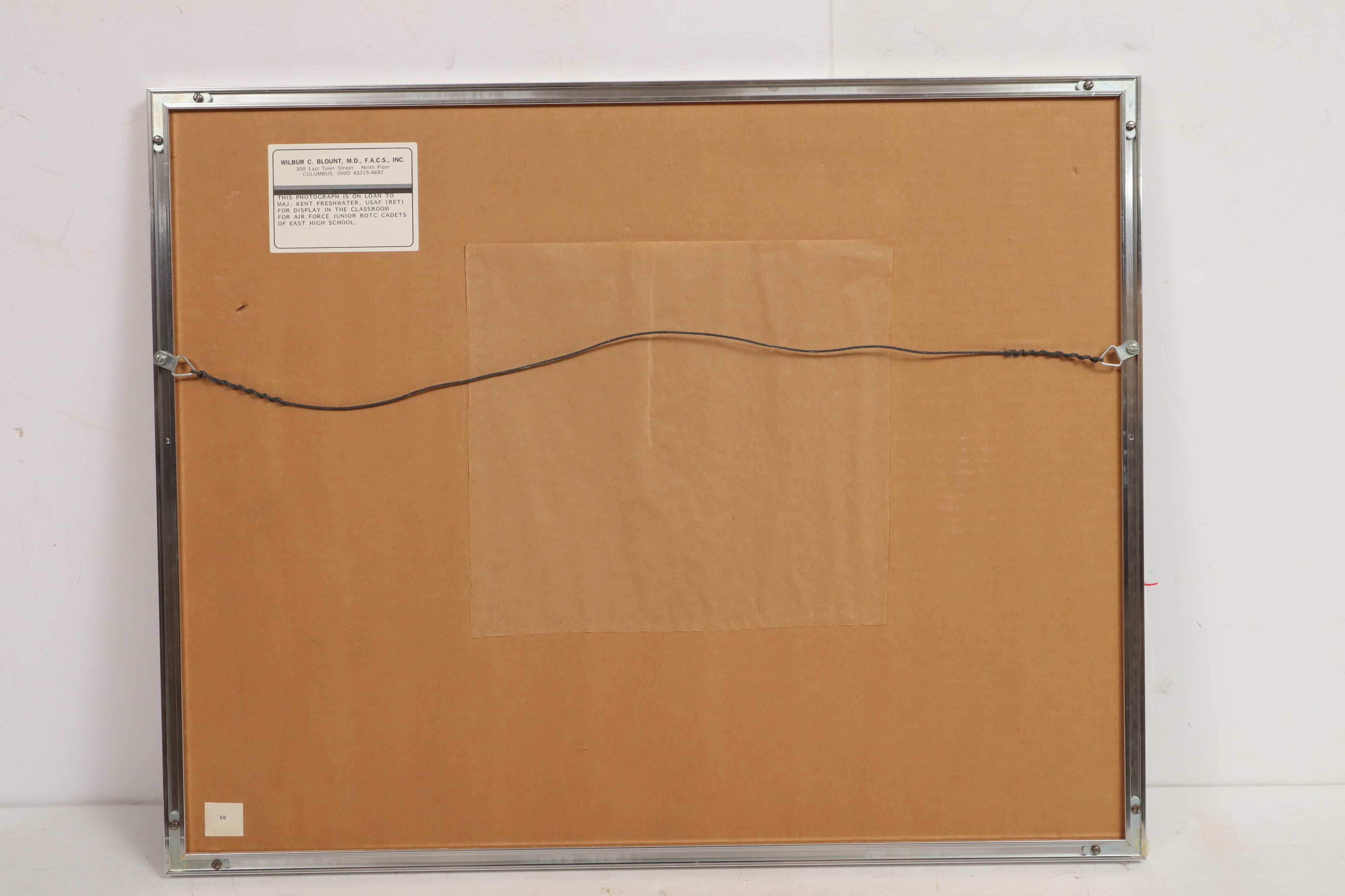 Mike Machat Offset Lithograph "Yeager Goes Mach Two" Signed by Chuck Yeager