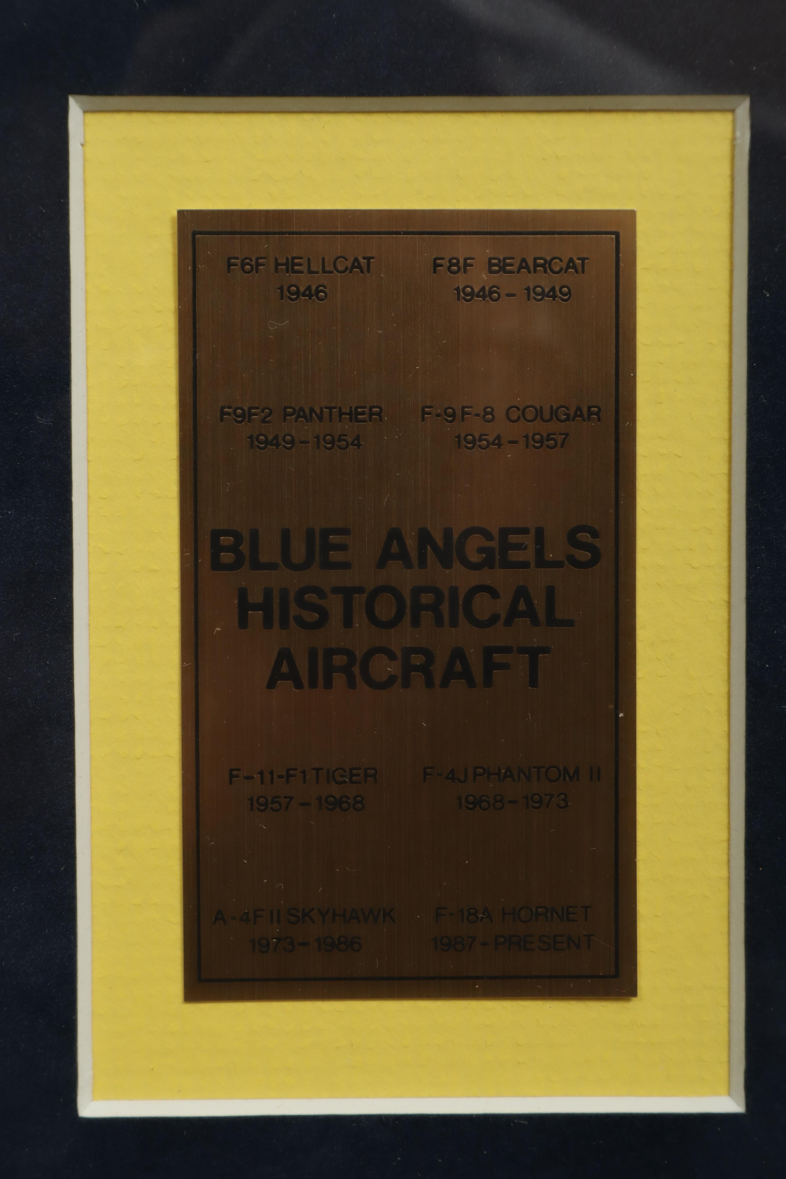 Blue Angels Historical Aircraft Display