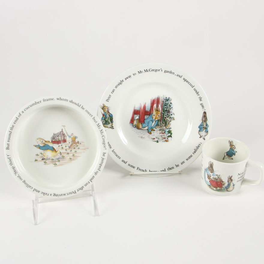 Wedgwood "Peter Rabbit" Ceramic Children's Tableware