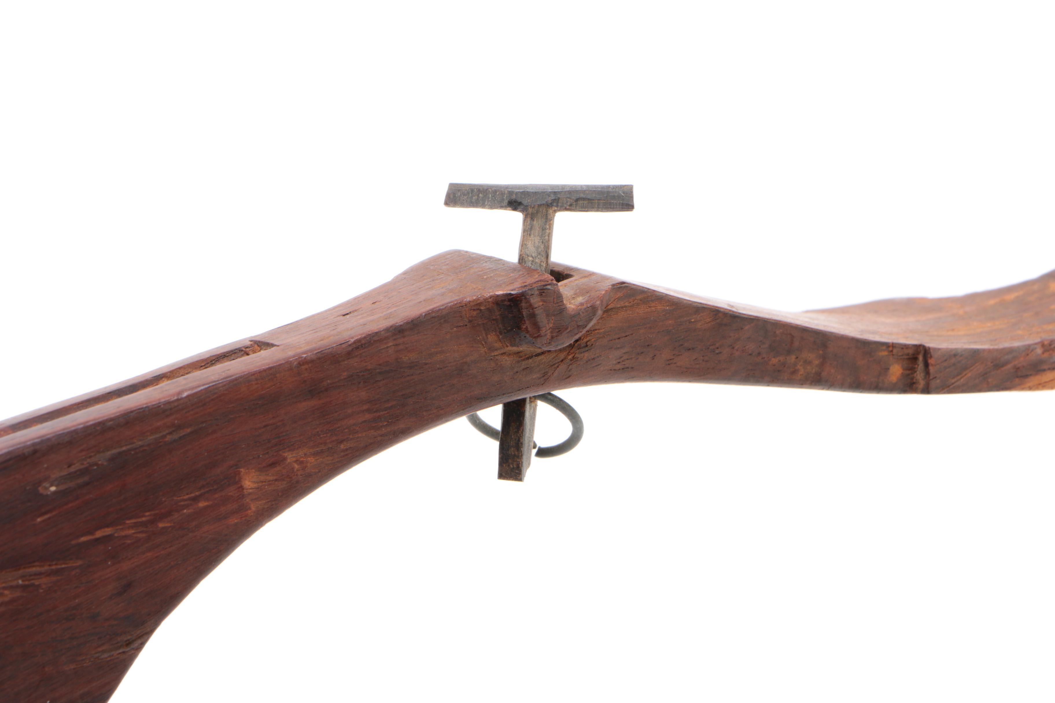 Vietnamese Montagnard Crossbow with Quiver and Arrows, Vintage