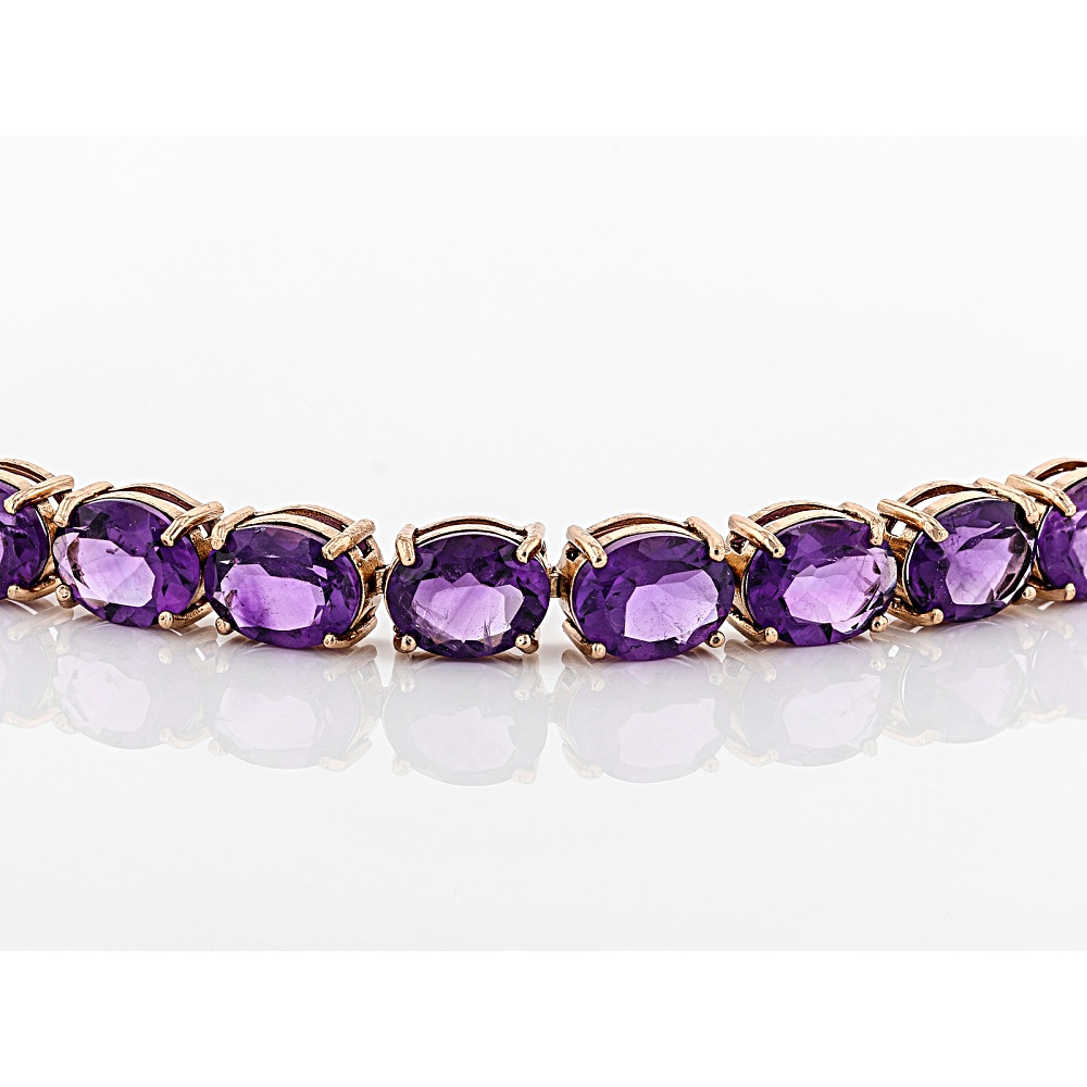 Sterling Silver Amethyst Bracelet