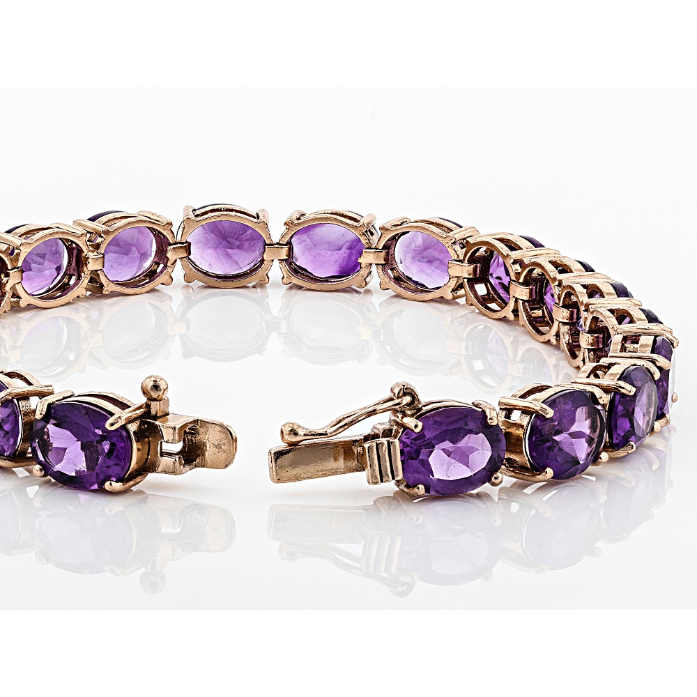Sterling Silver Amethyst Bracelet