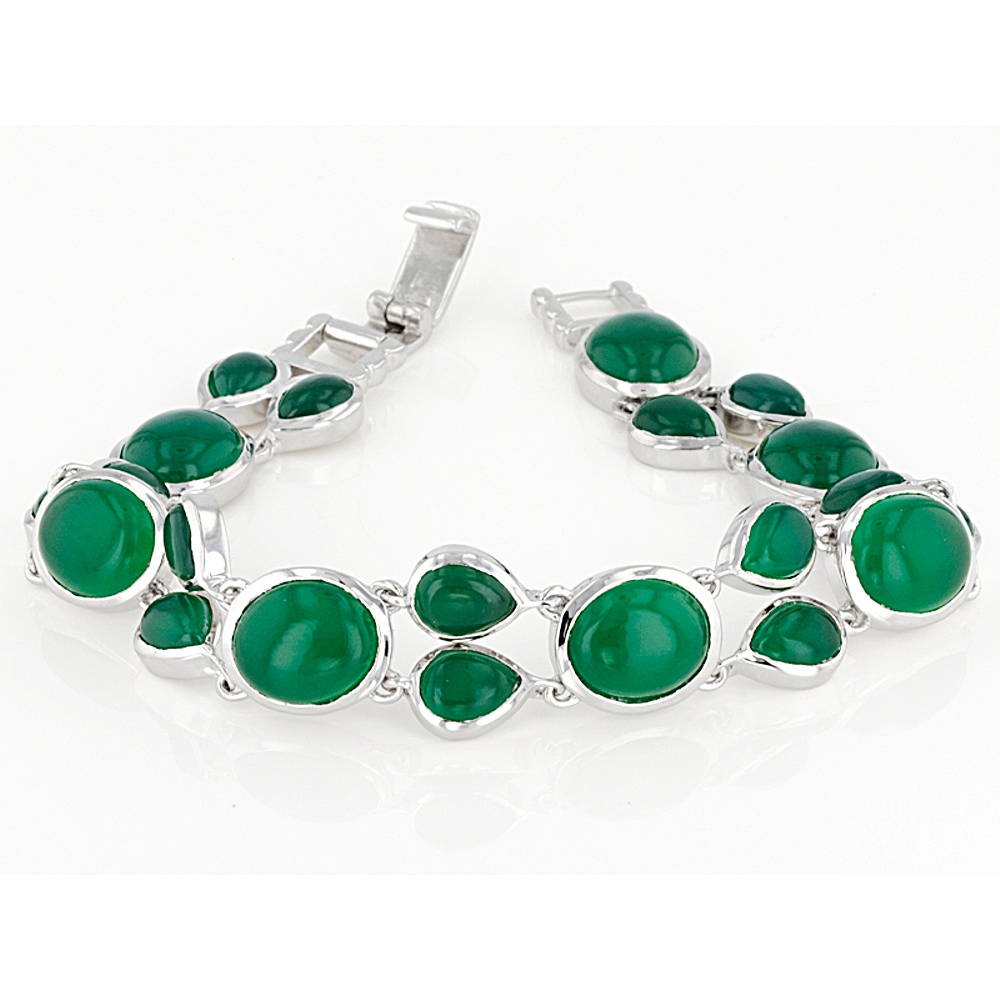 Sterling Silver Onyx Bracelet