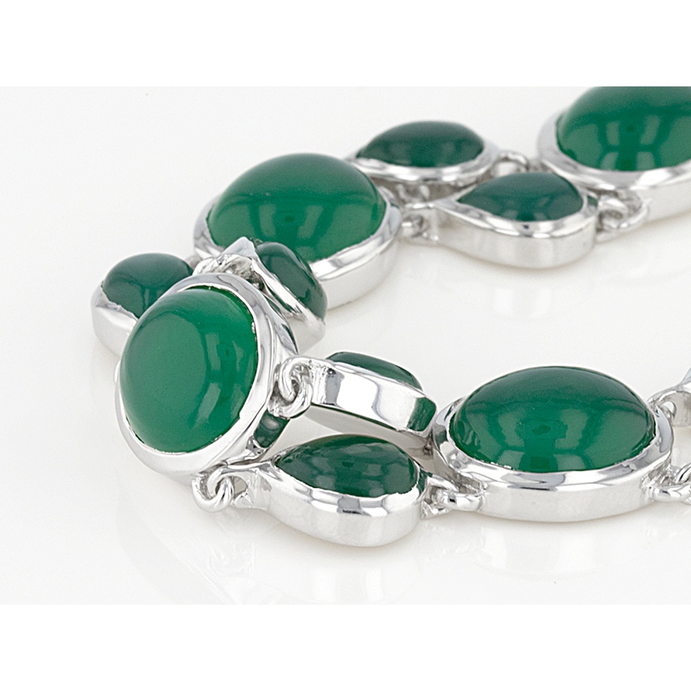 Sterling Silver Onyx Bracelet