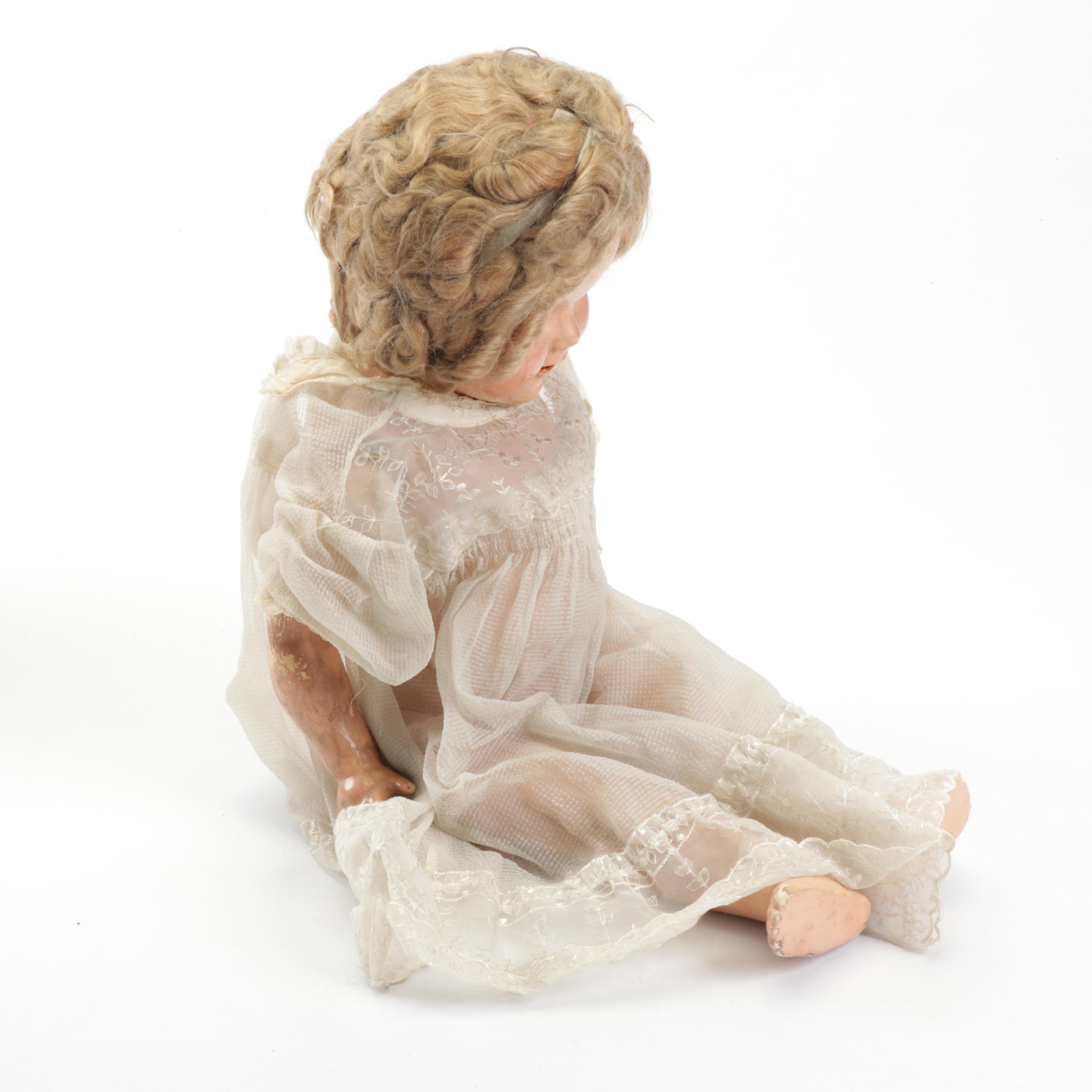 1930s Shirley Temple Composition Doll by Ideal