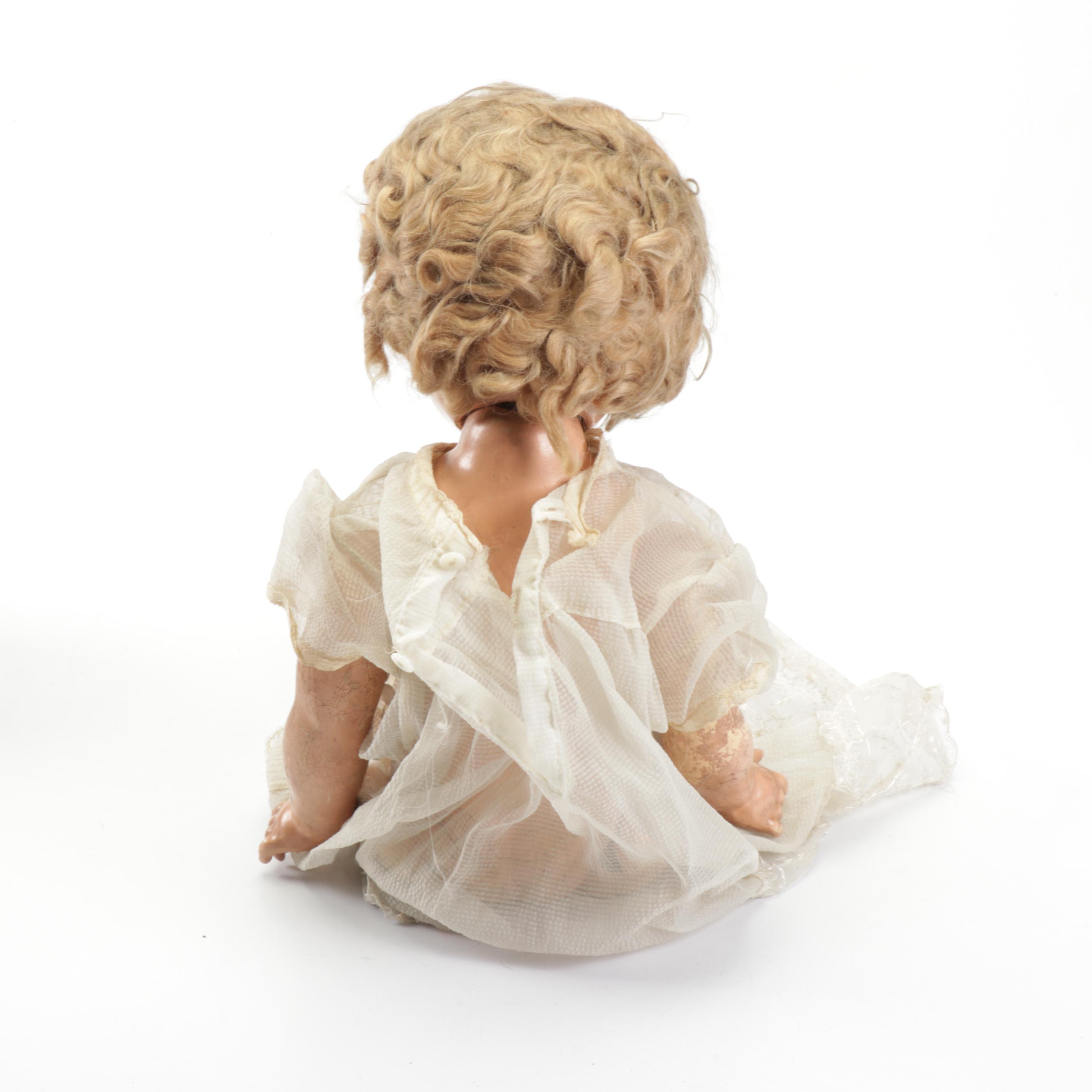 1930s Shirley Temple Composition Doll by Ideal