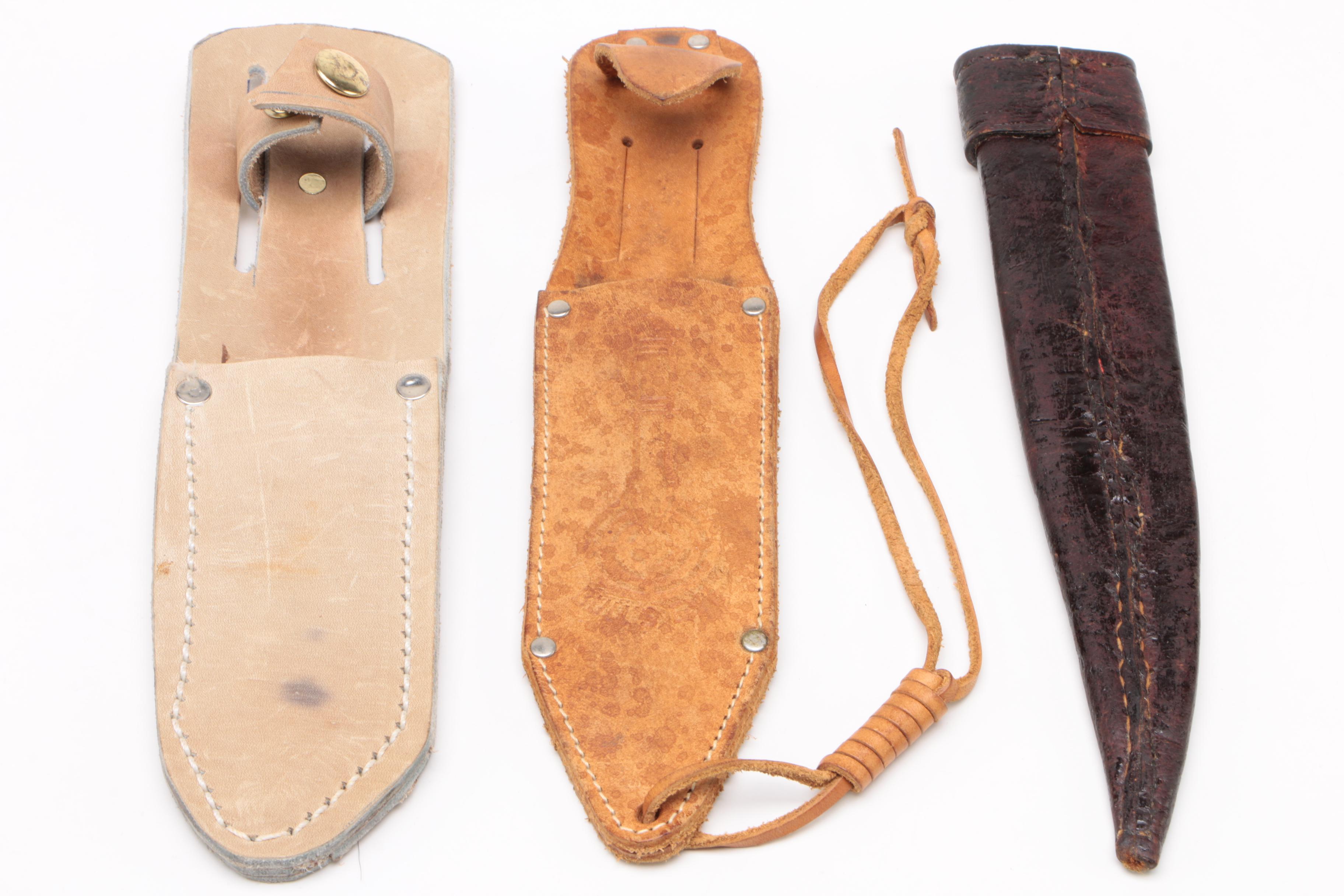 WWII Filipino Fighting Knife and Vintage Throwing Knives