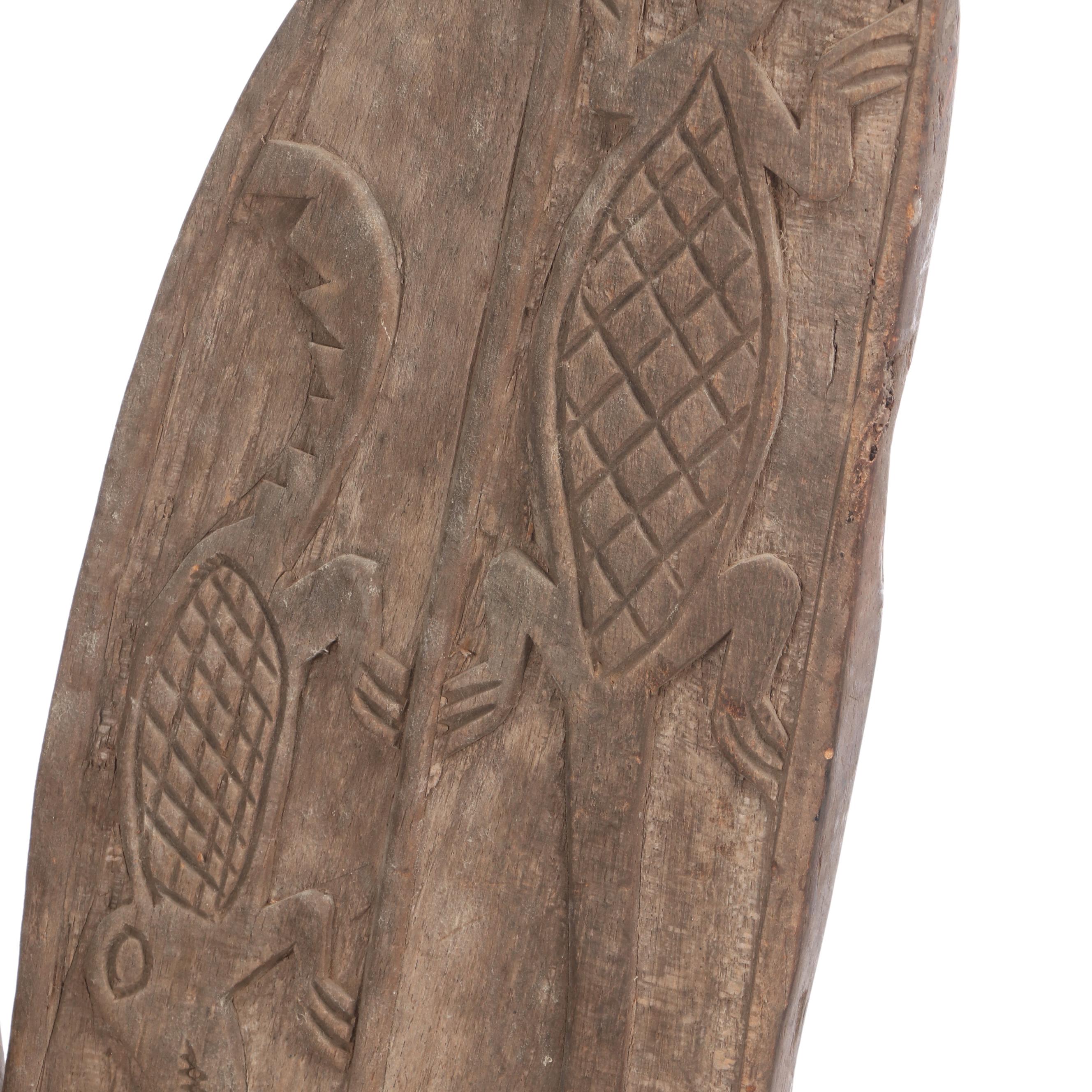 20th Century Wooden Senufo Bird (Sejen) Sculpture