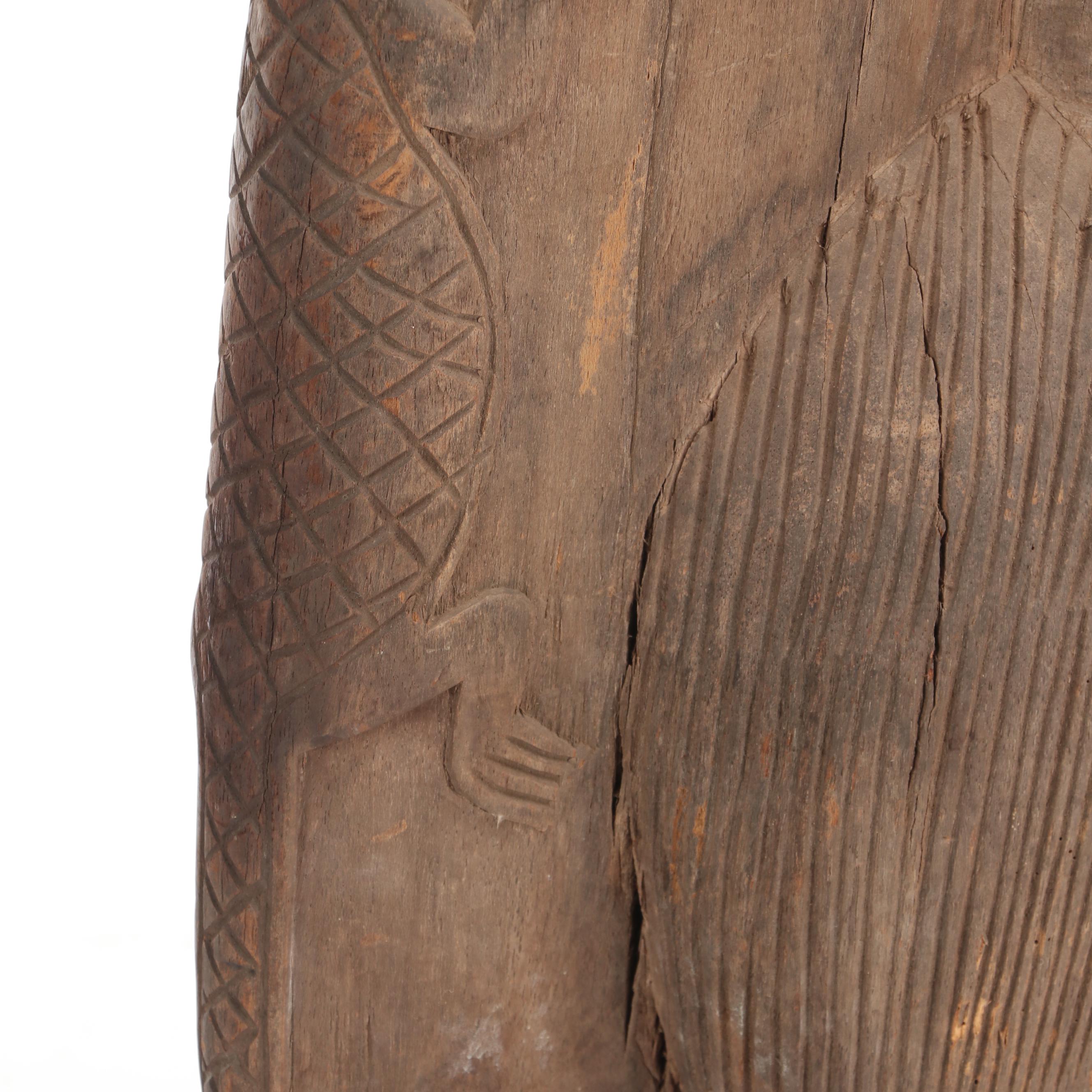 20th Century Wooden Senufo Bird (Sejen) Sculpture