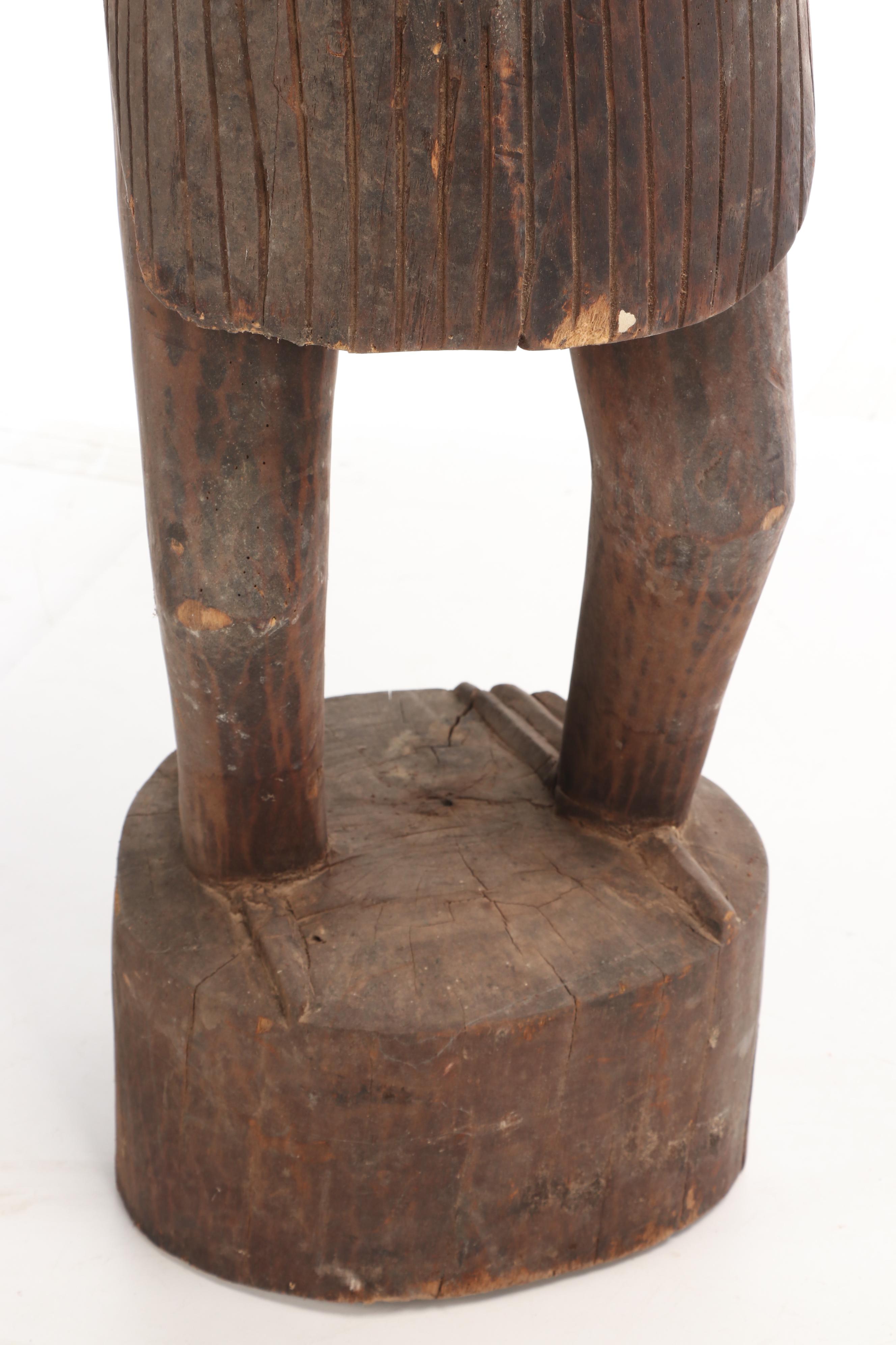 20th Century Wooden Senufo Bird (Sejen) Sculpture