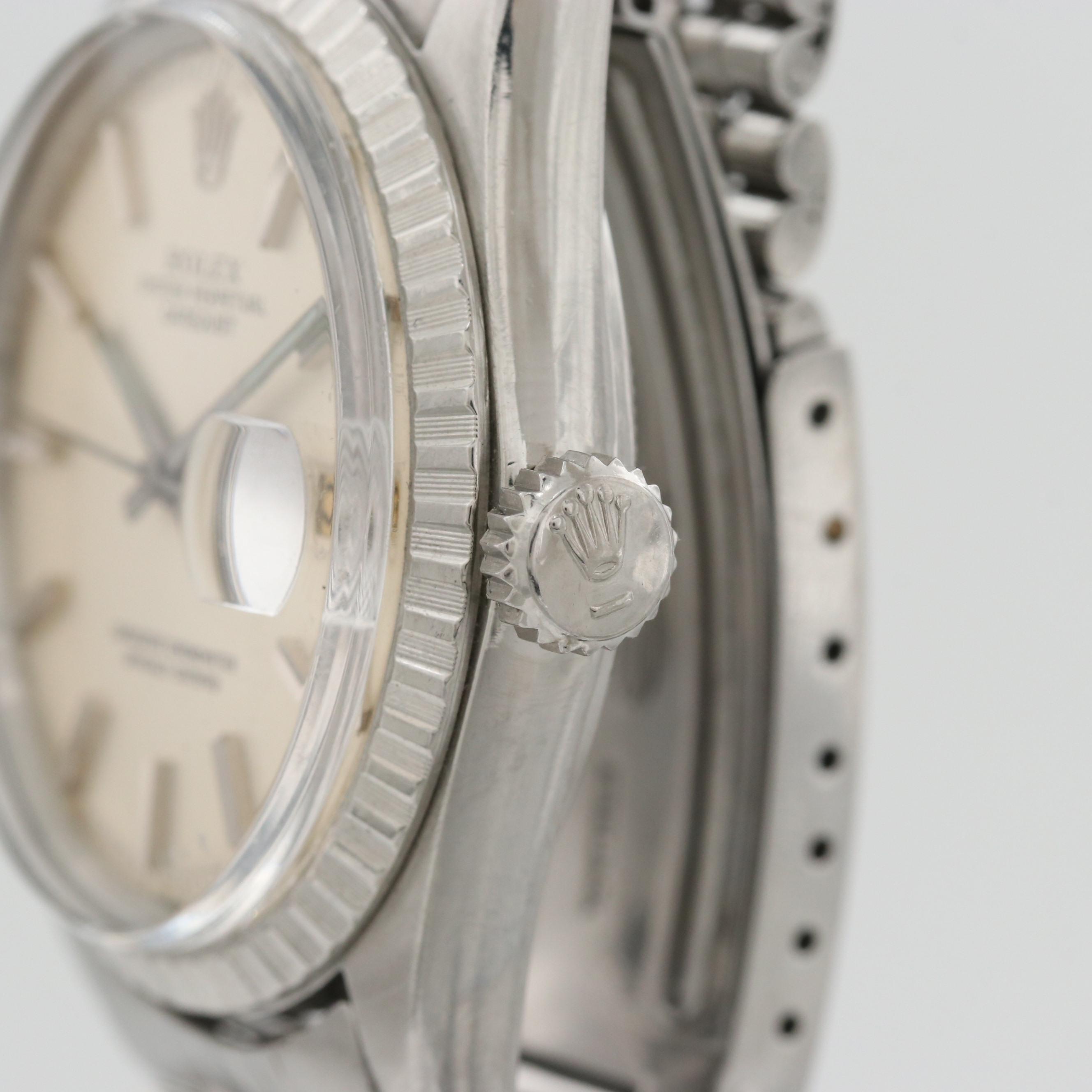Vintage Rolex Datejust Stainless Steel Automatic Watch, 1965